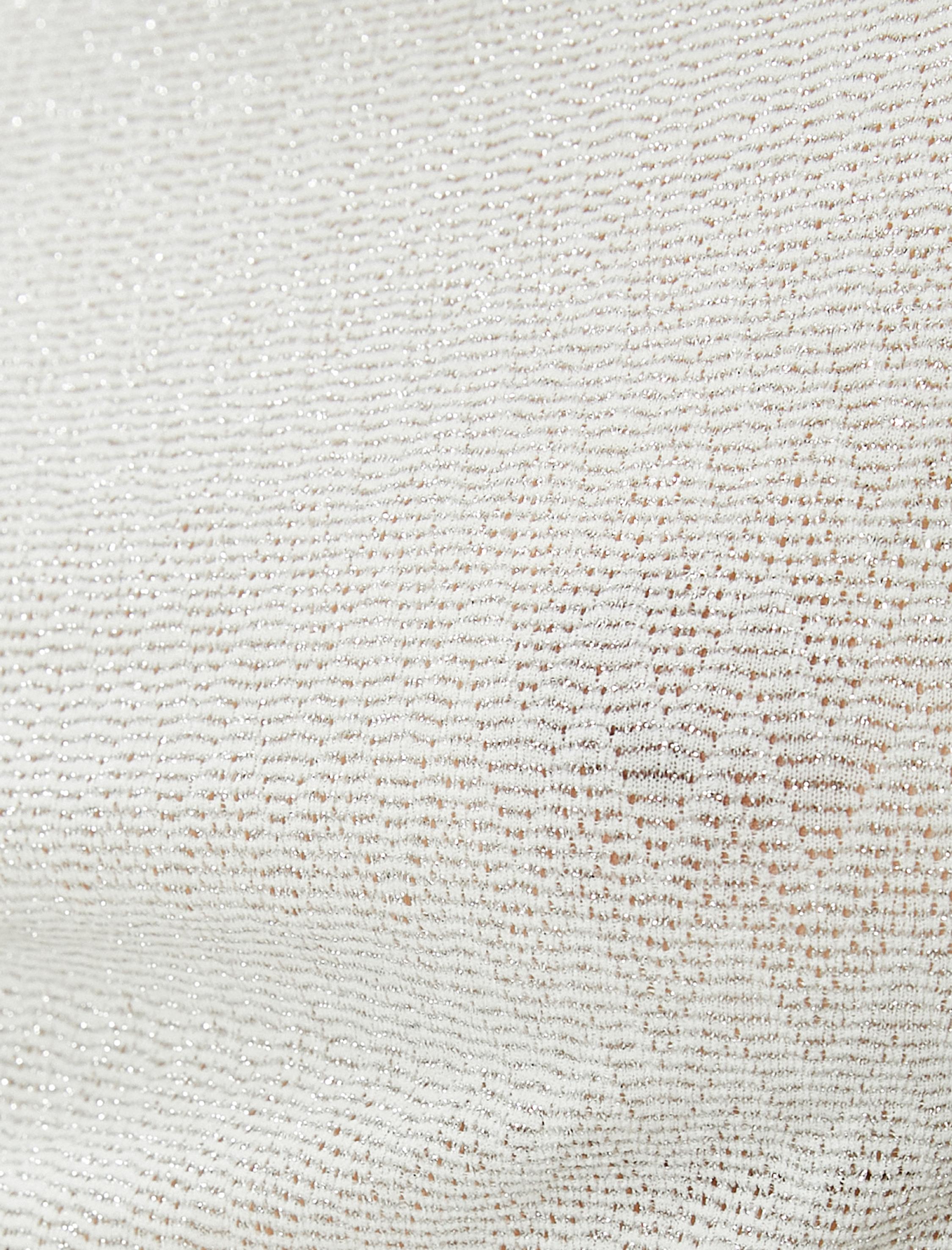   Ajurlu Tişört Kısa Kollu Bisiklet Yaka Slim Fit