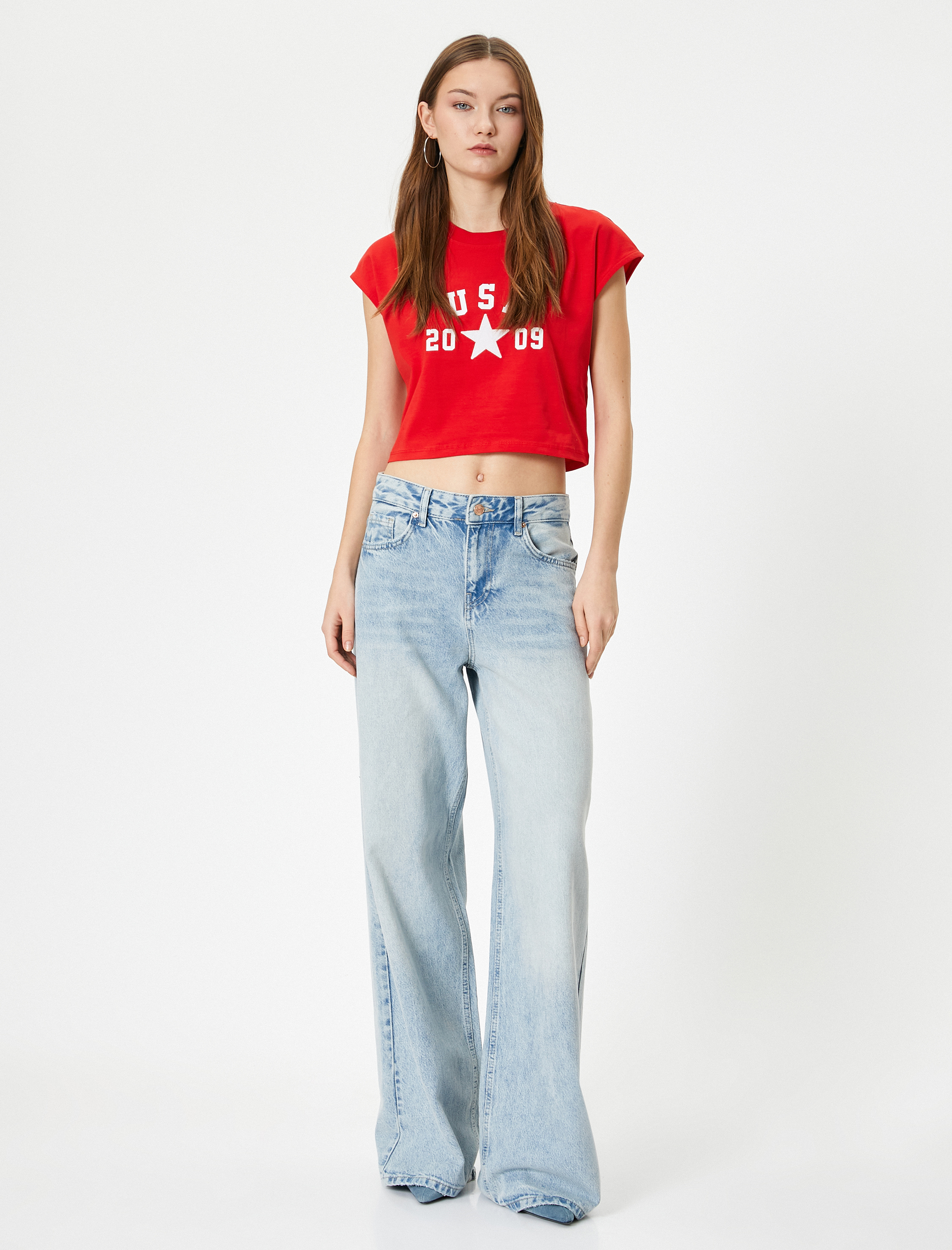   Kısa Kolsuz Tişört Kolej Temalı Baskılı Bisiklet Yaka Pamuklu