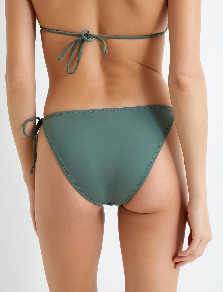   Brazilian Bikini Altı Basic Yanları Bağlama Detaylı