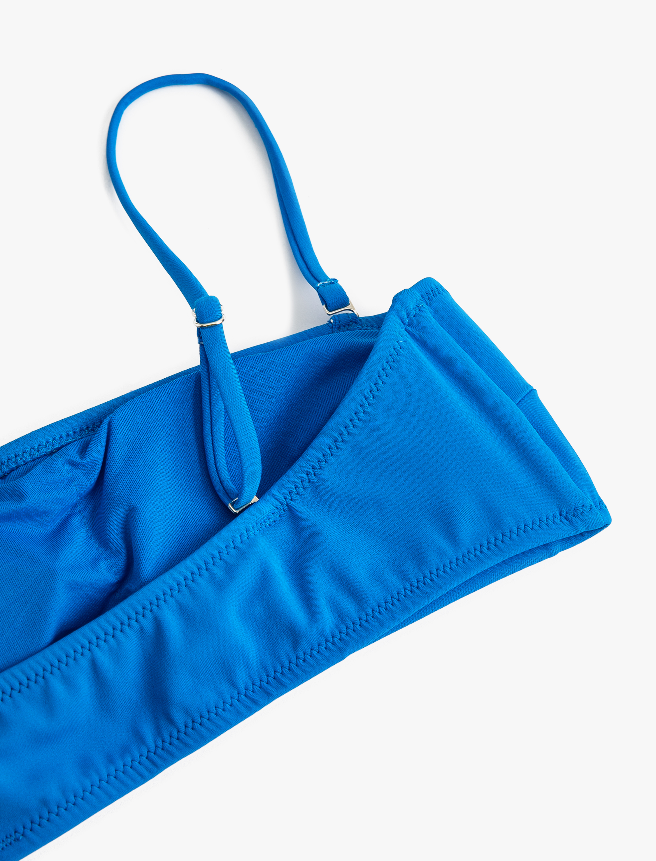   Straplez Bikini Üstü Çıkarılabilir Askılı Kaplı