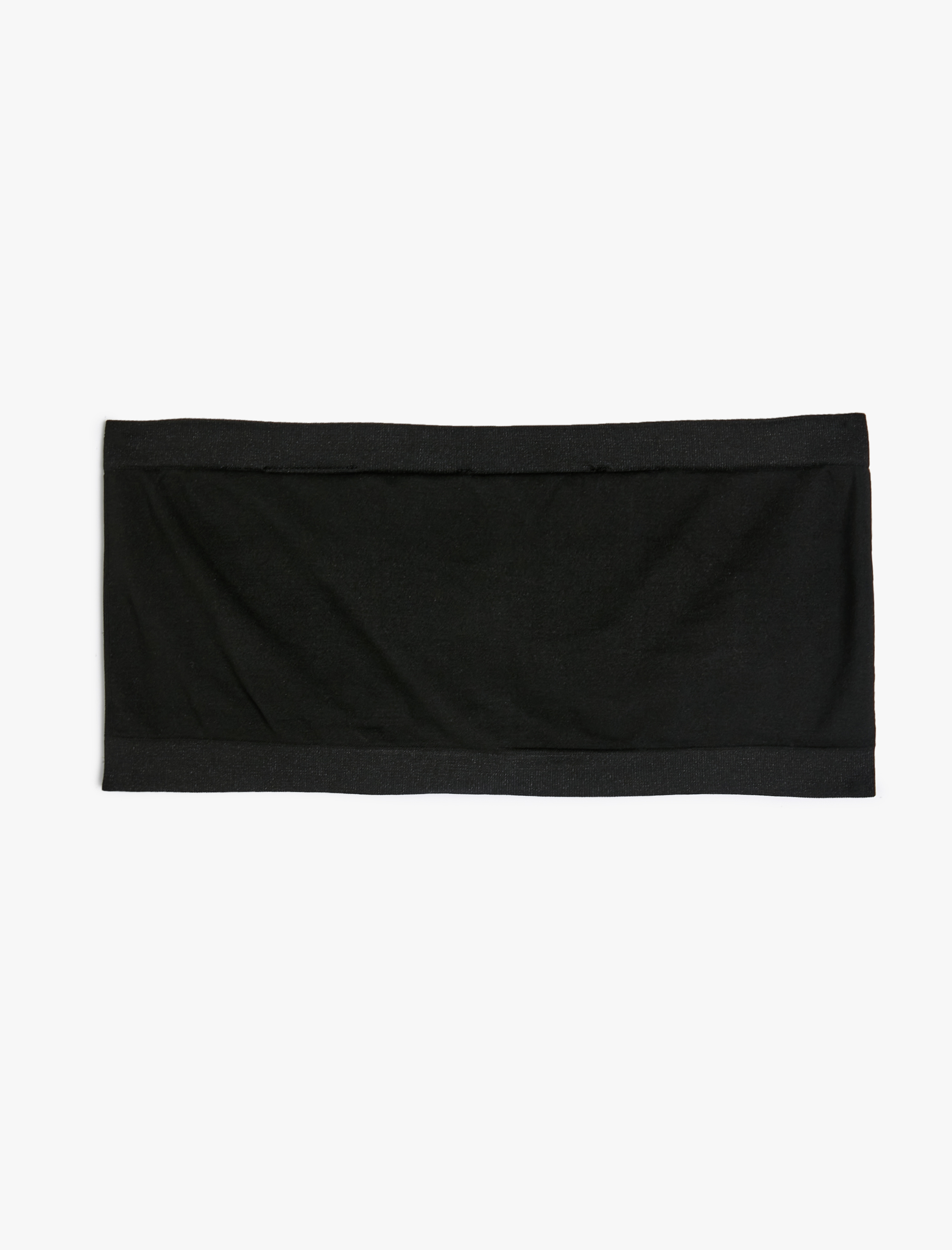   Straplez Süper Crop Atlet Ribanalı