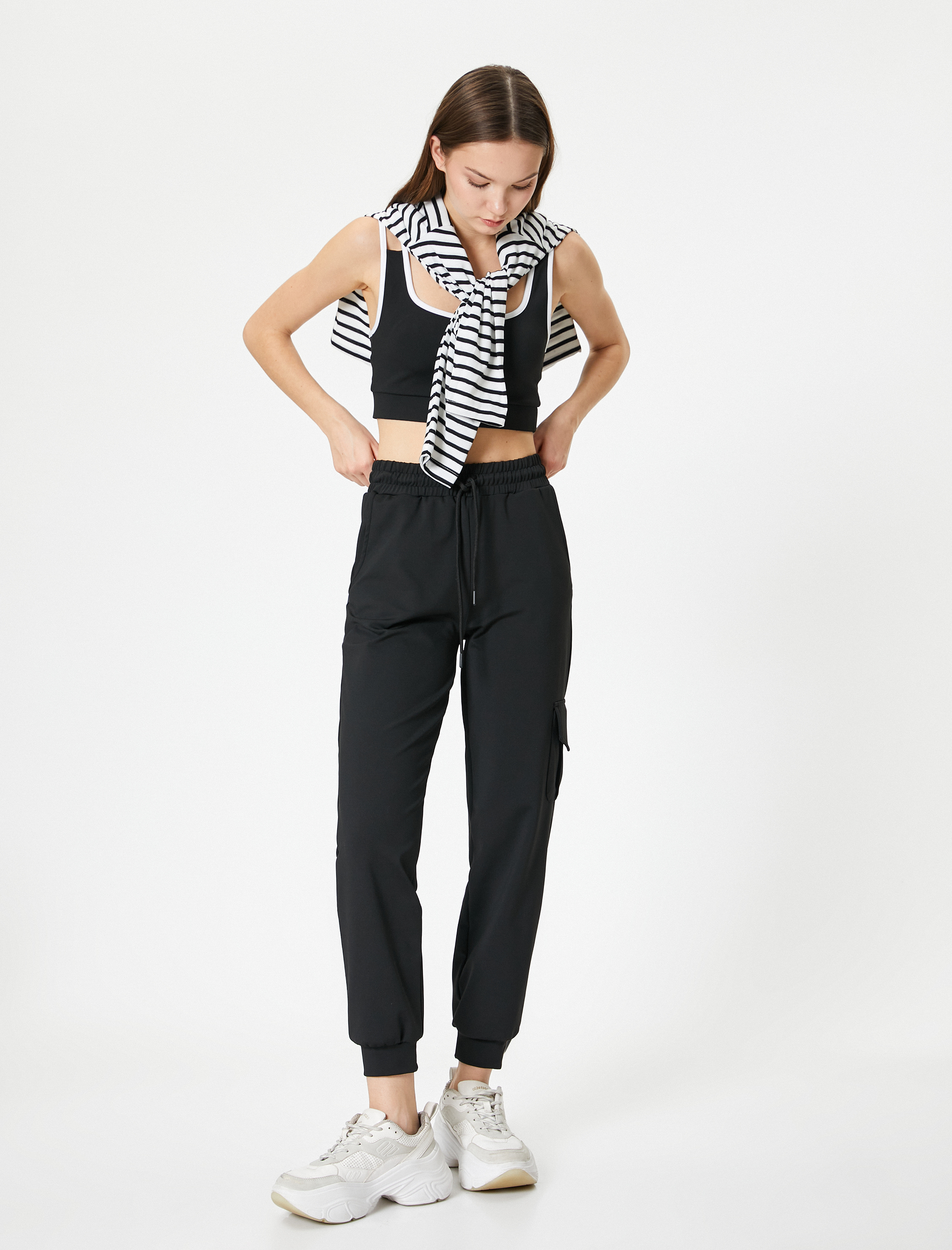   Spor Jogger Eşofman Altı Kargo Cepli