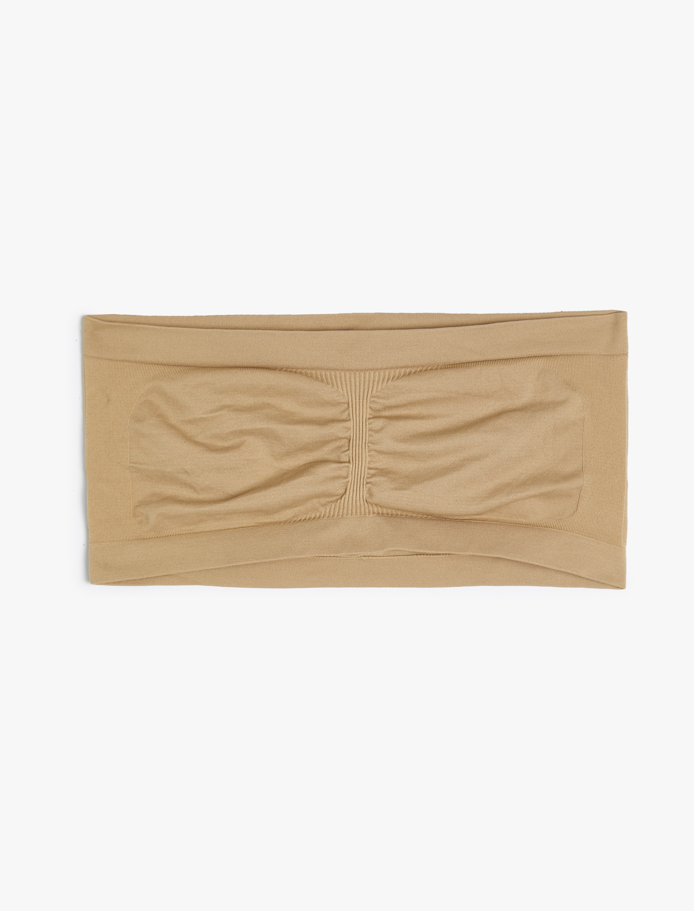   Straplez Süper Crop Atlet Ribanalı