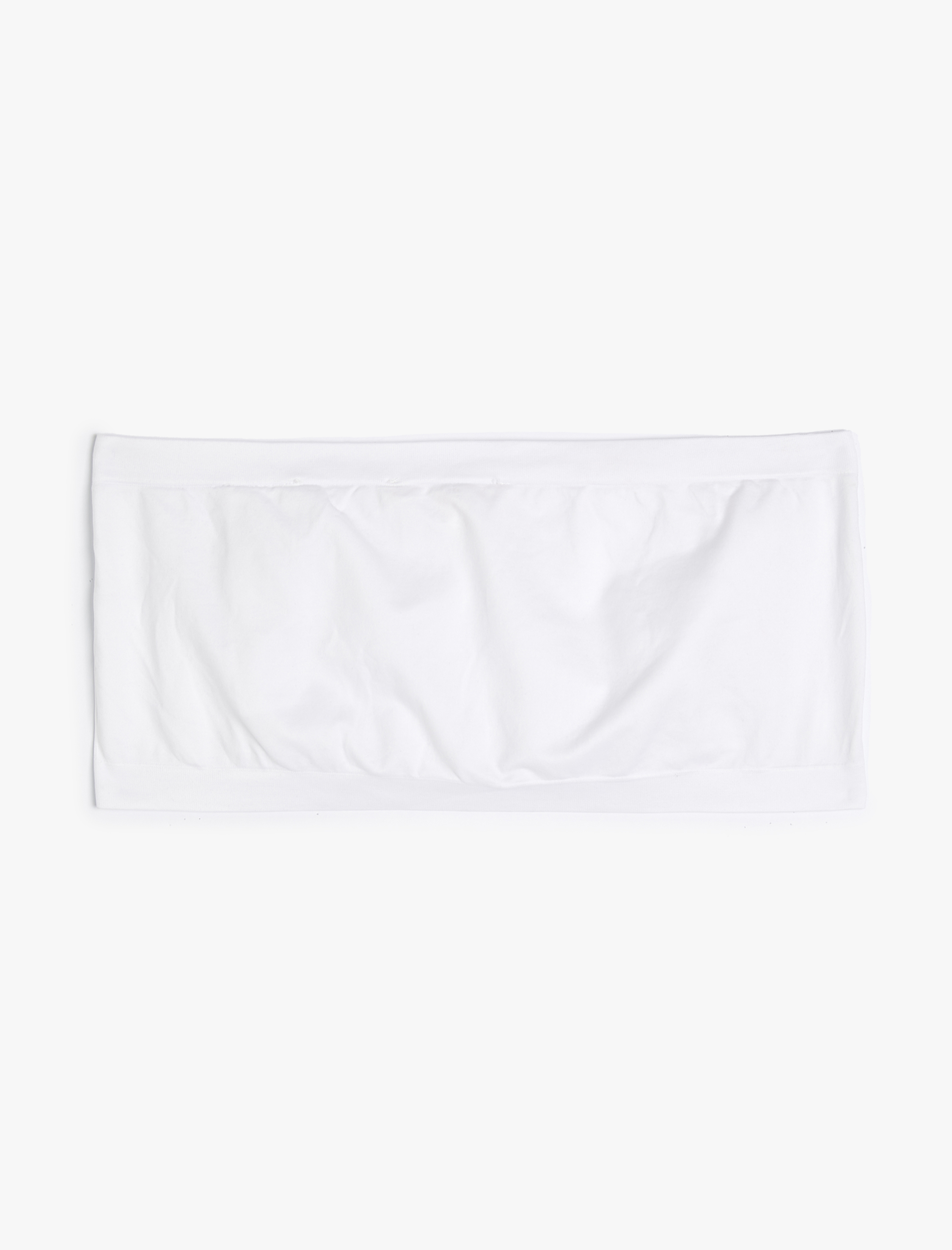   Straplez Süper Crop Atlet Ribanalı