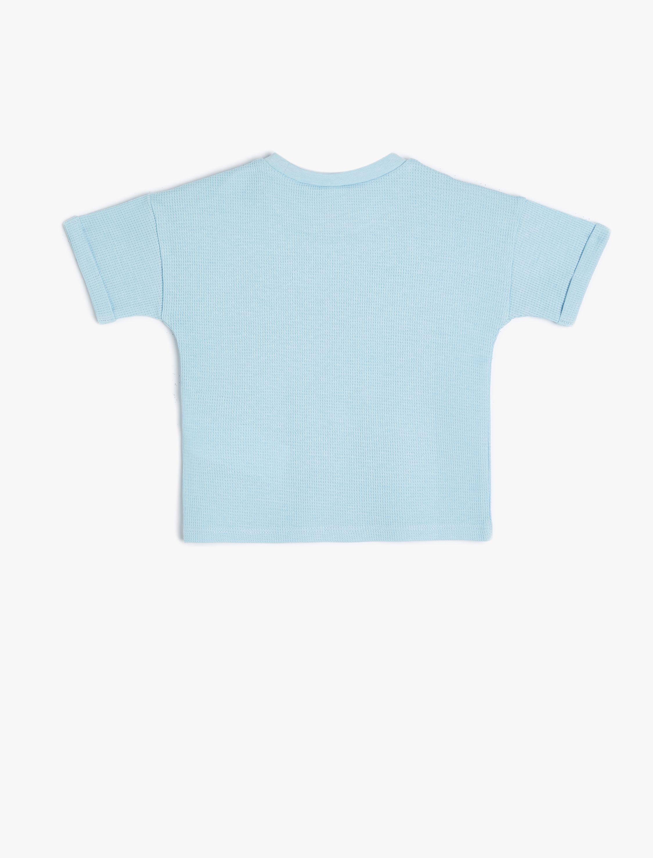  Erkek Bebek Tişört Kısa Kollu Şehir Baskılı Bisiklet Yaka Pamuklu