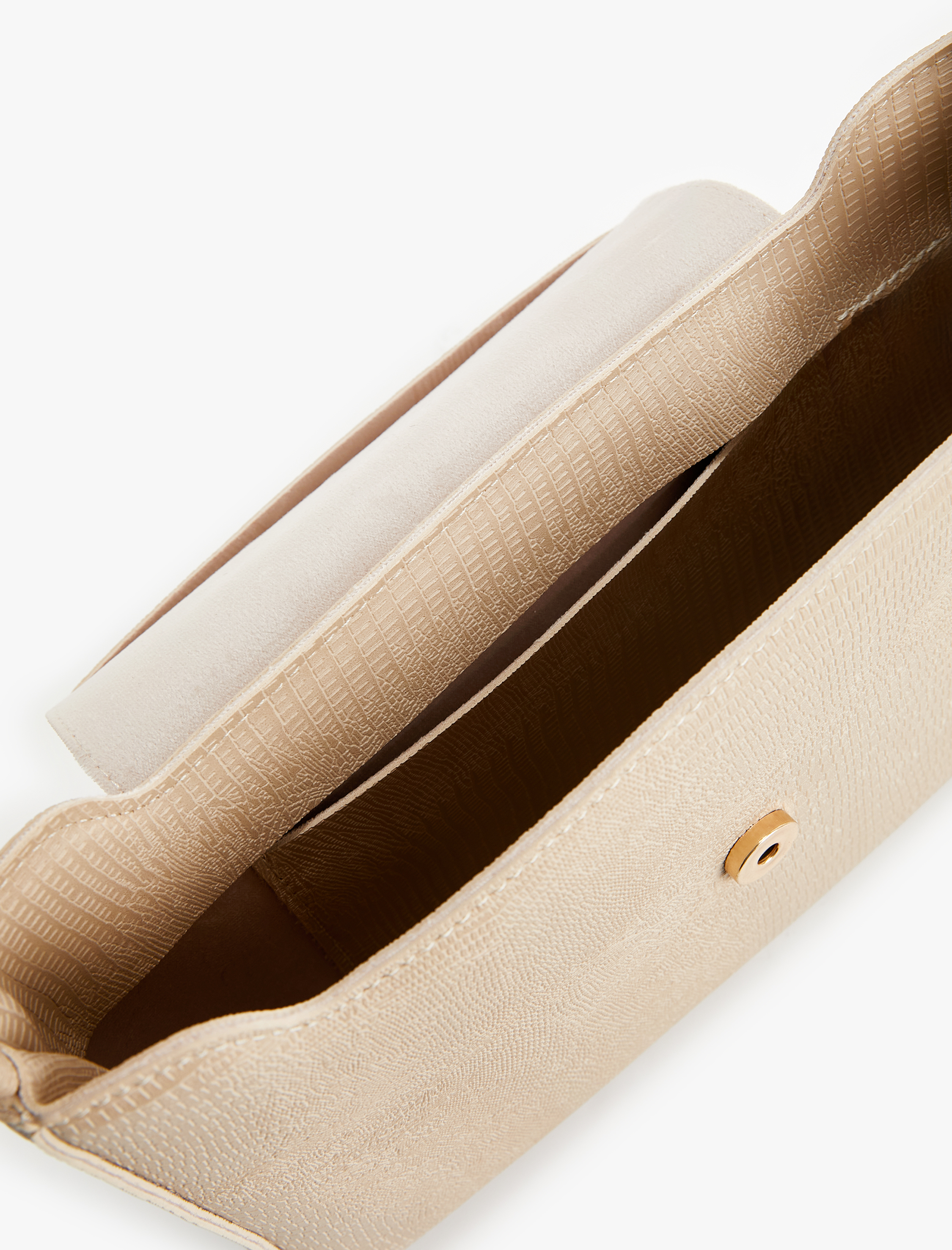  Kadın Baget Çanta Kapaklı Suni Deri