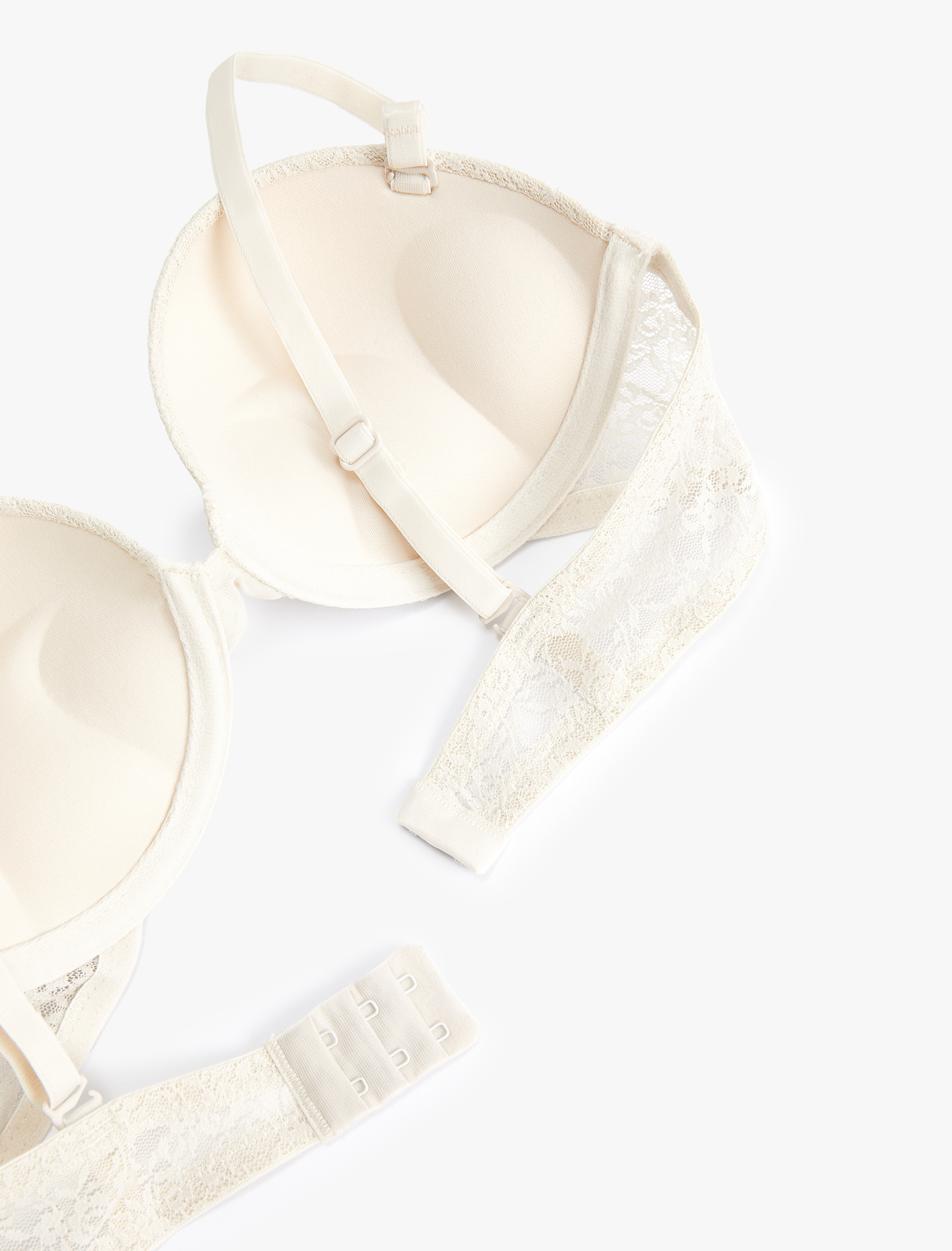   Ekstra Dolgulu Sütyen Balenli Dantelli