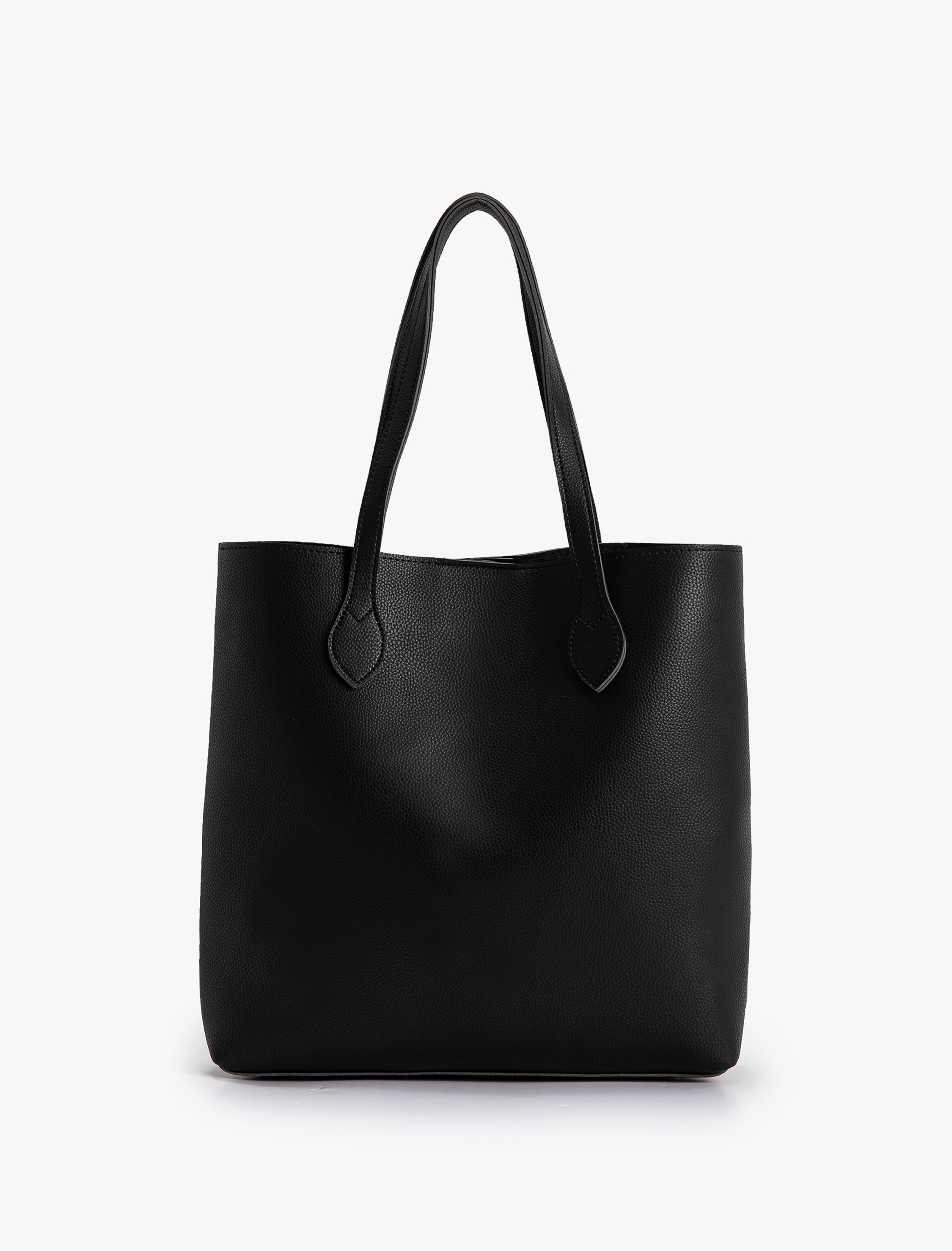  Kadın Tote Çanta Suni Deri Çift Saplı