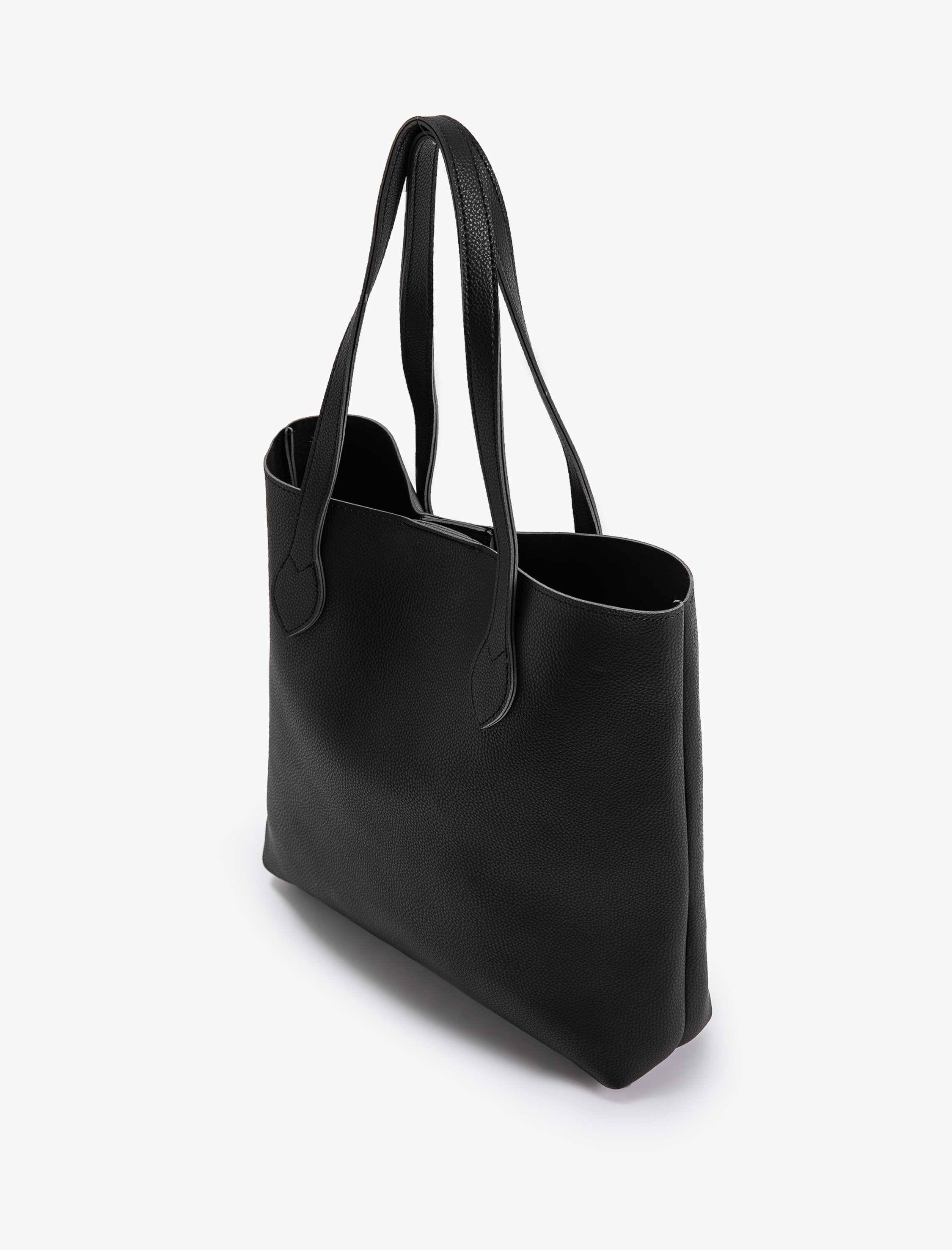  Kadın Tote Çanta Suni Deri Çift Saplı