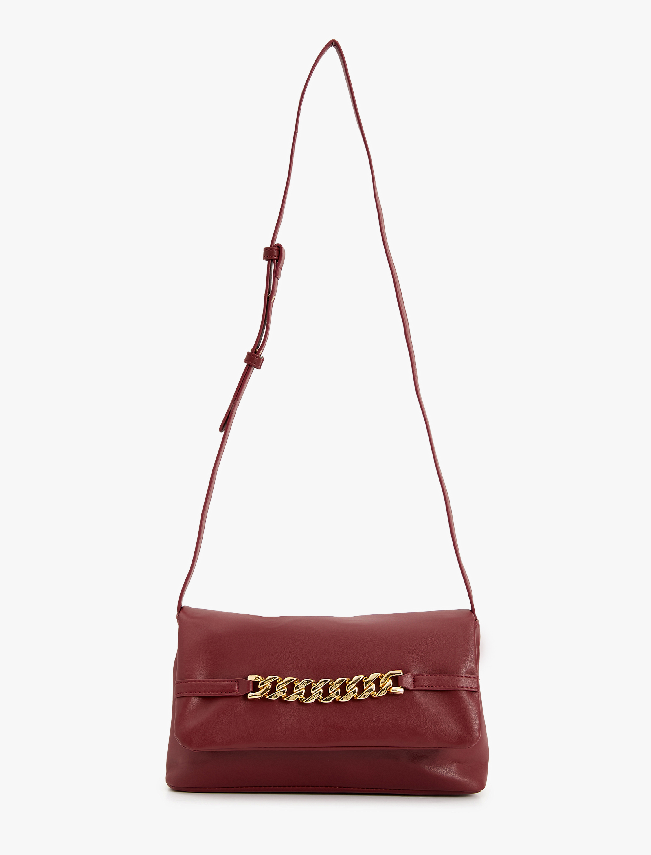  Kadın Çapraz Çanta Suni Deri Zincir Detaylı Askılı