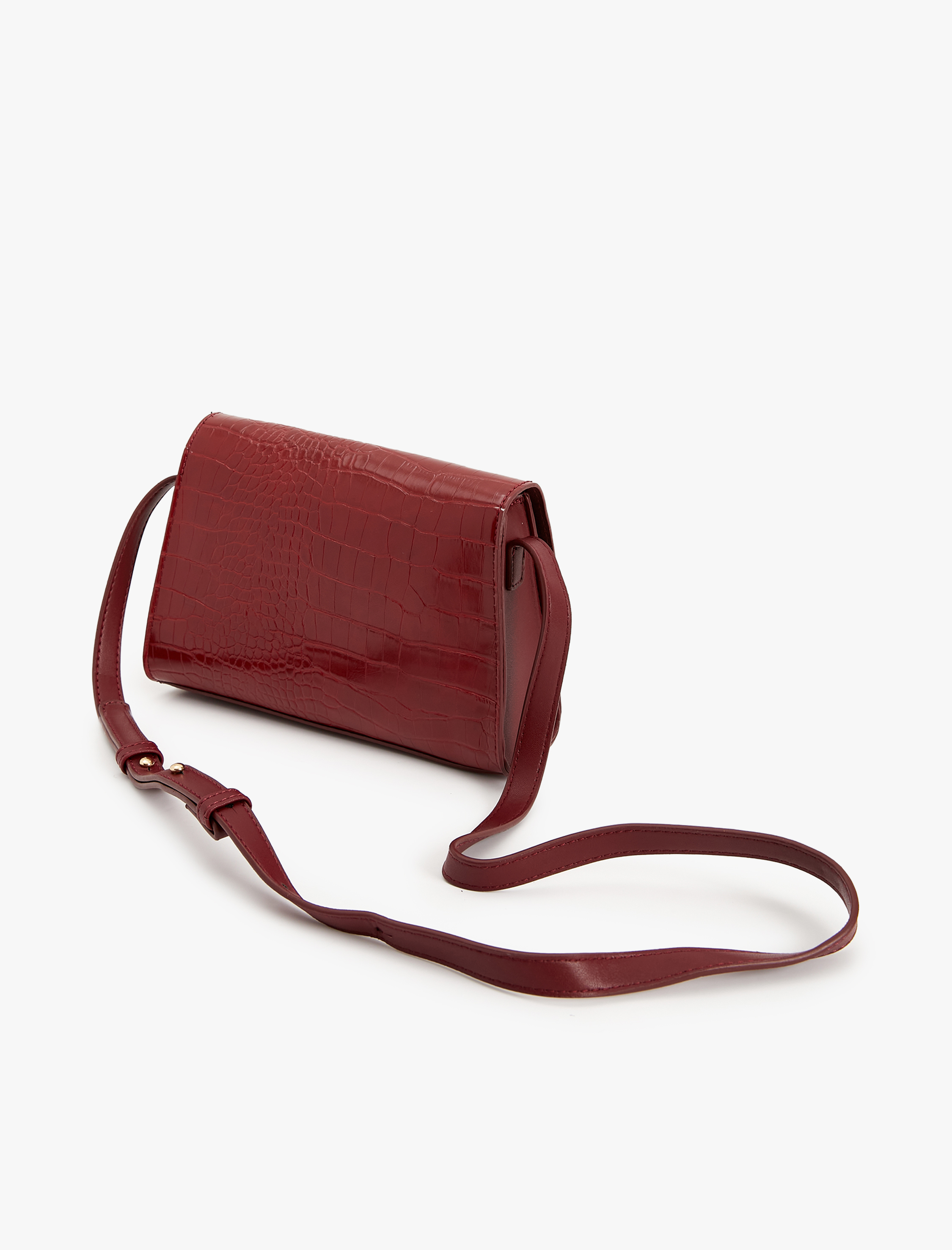  Kadın Vintage Çanta Metal Aksesuar Detaylı Suni Deri