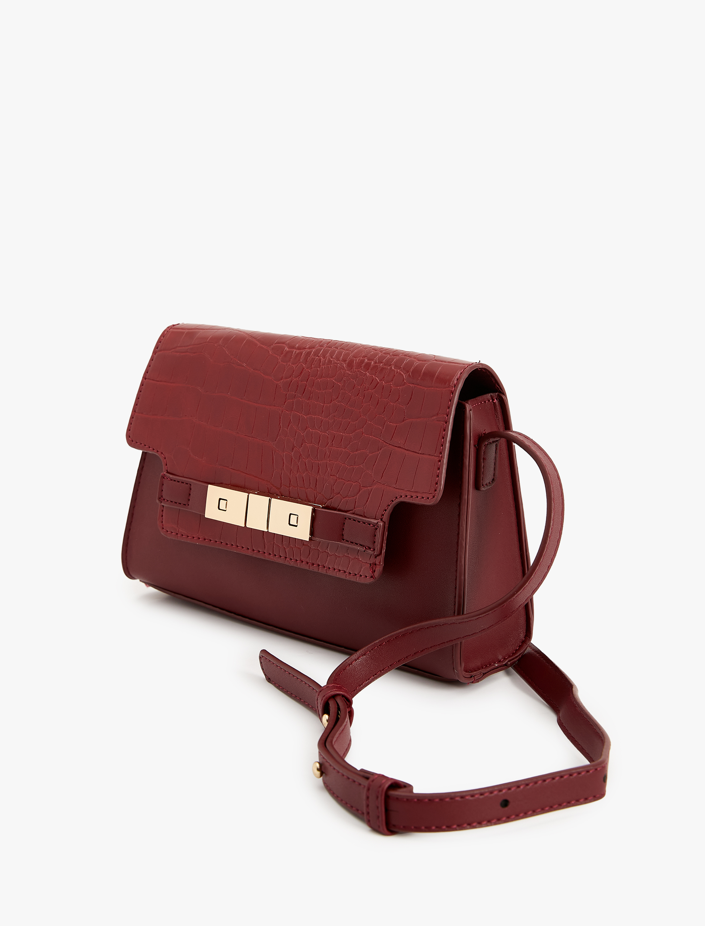  Kadın Vintage Çanta Metal Aksesuar Detaylı Suni Deri