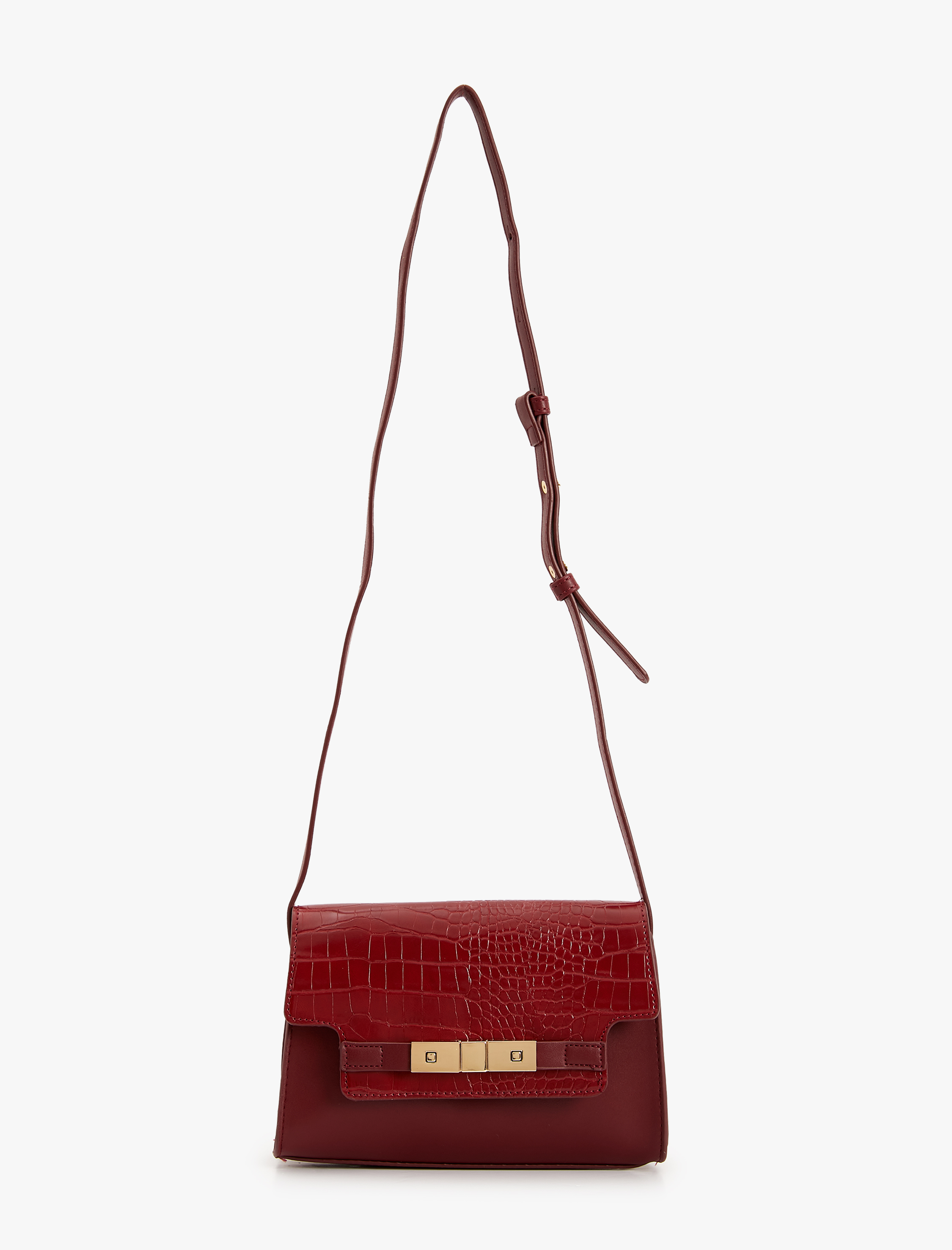  Kadın Vintage Çanta Metal Aksesuar Detaylı Suni Deri