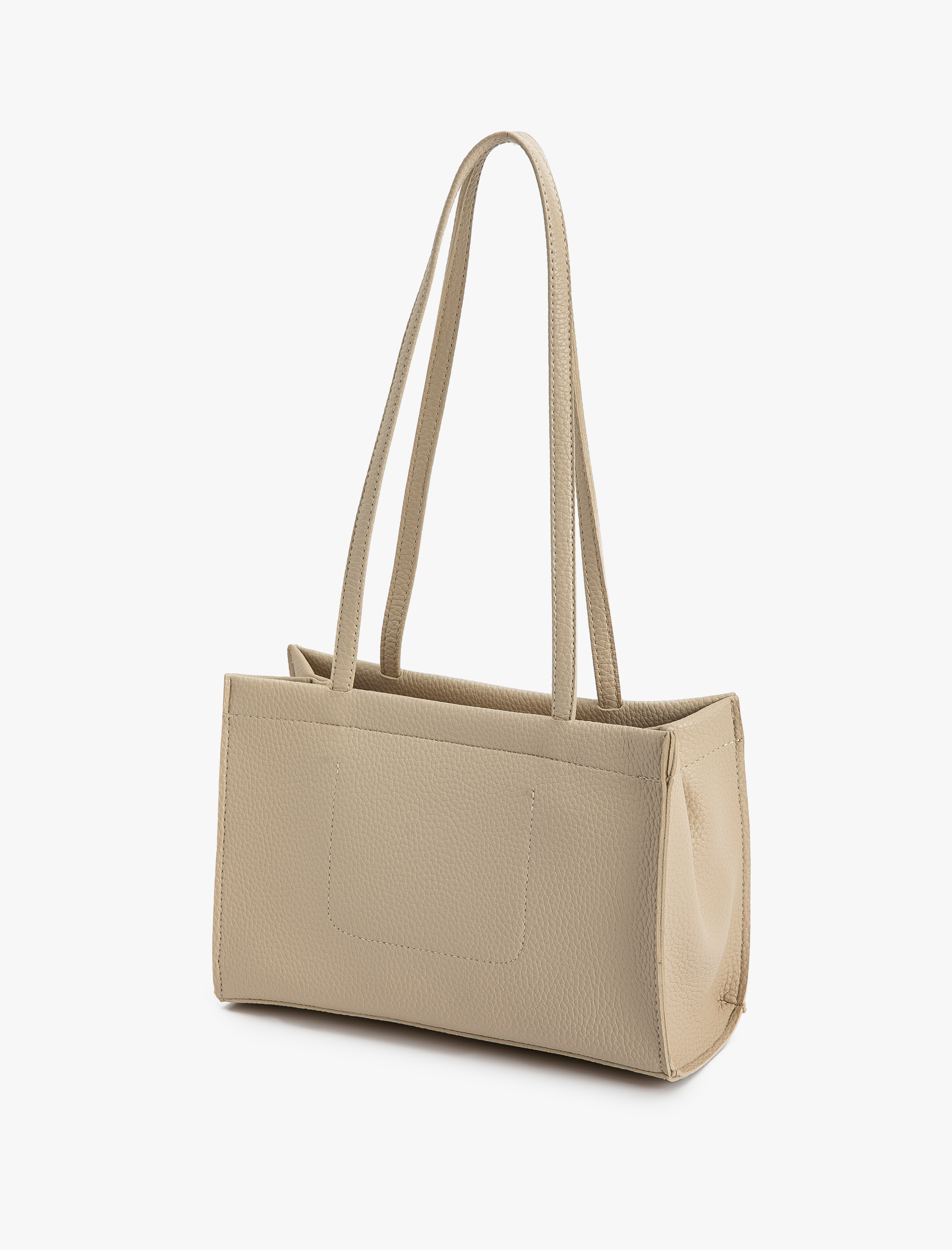  Kadın Suni Deri Tote Çanta Çift Saplı