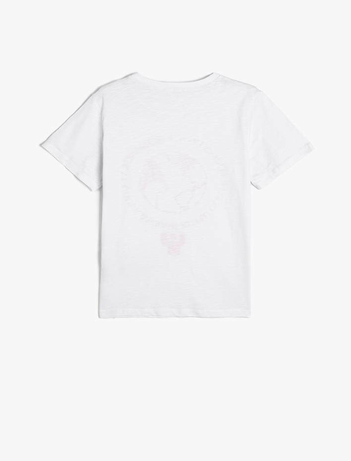 Erkek Çocuk 23 Nisan Baskılı Tişört Bisiklet Yaka Kısa Kollu Pamuklu