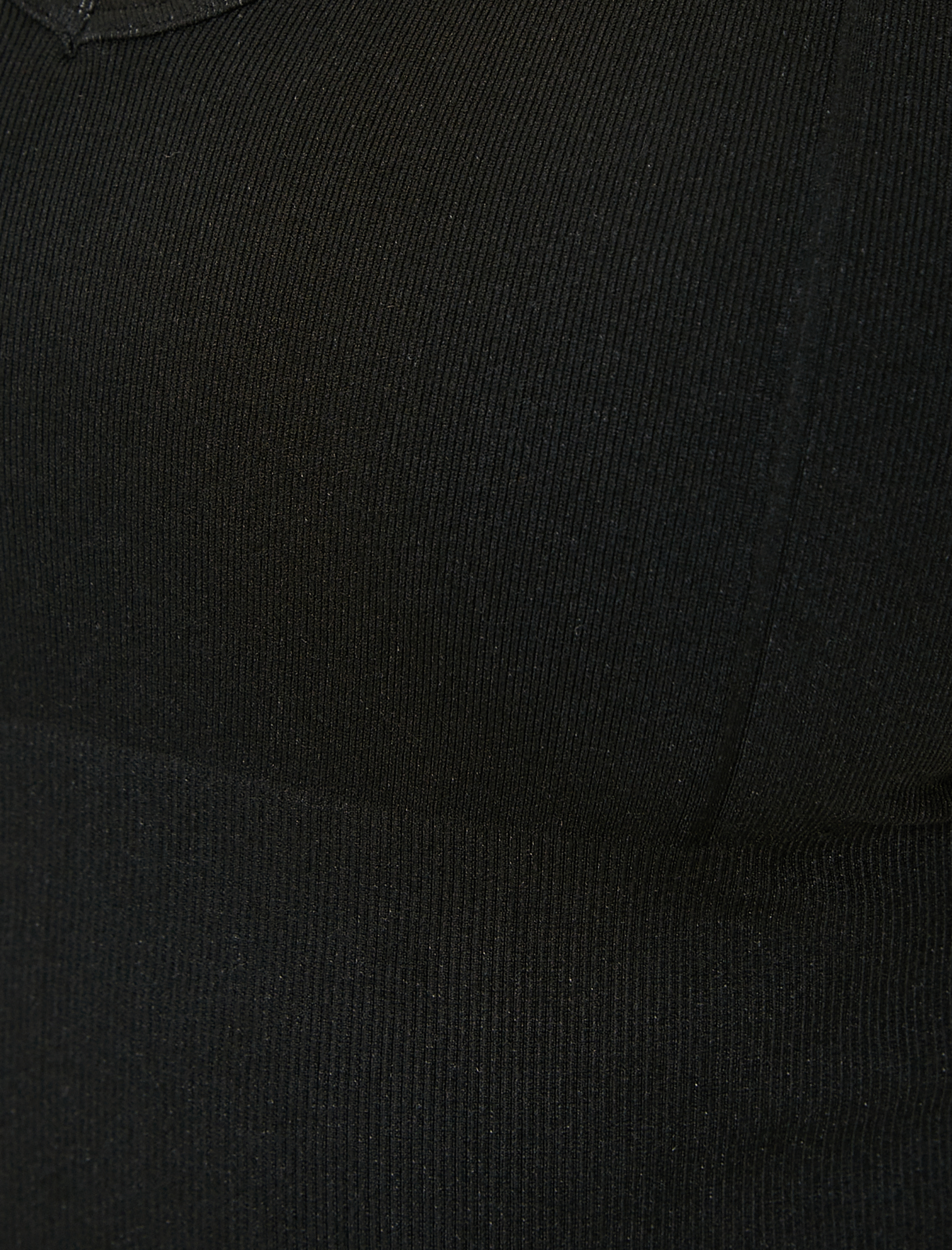   İnce Askılı Crop Atlet V Yaka