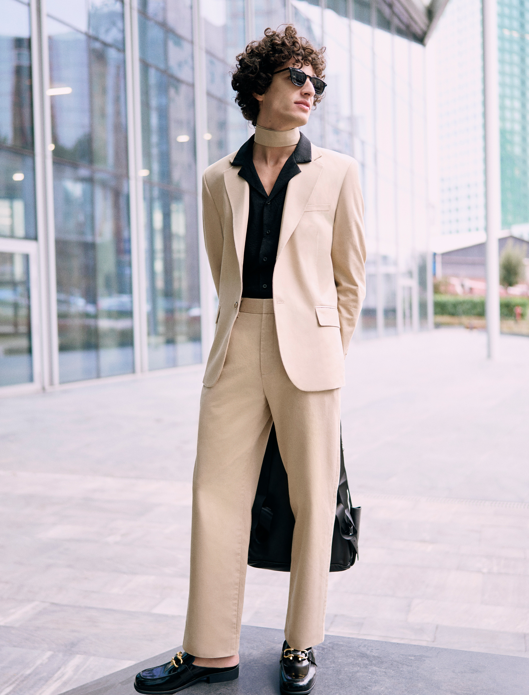   Yazlık Gömlek Devrik Yaka Kısa Kollu Düğmeli Regular Fit