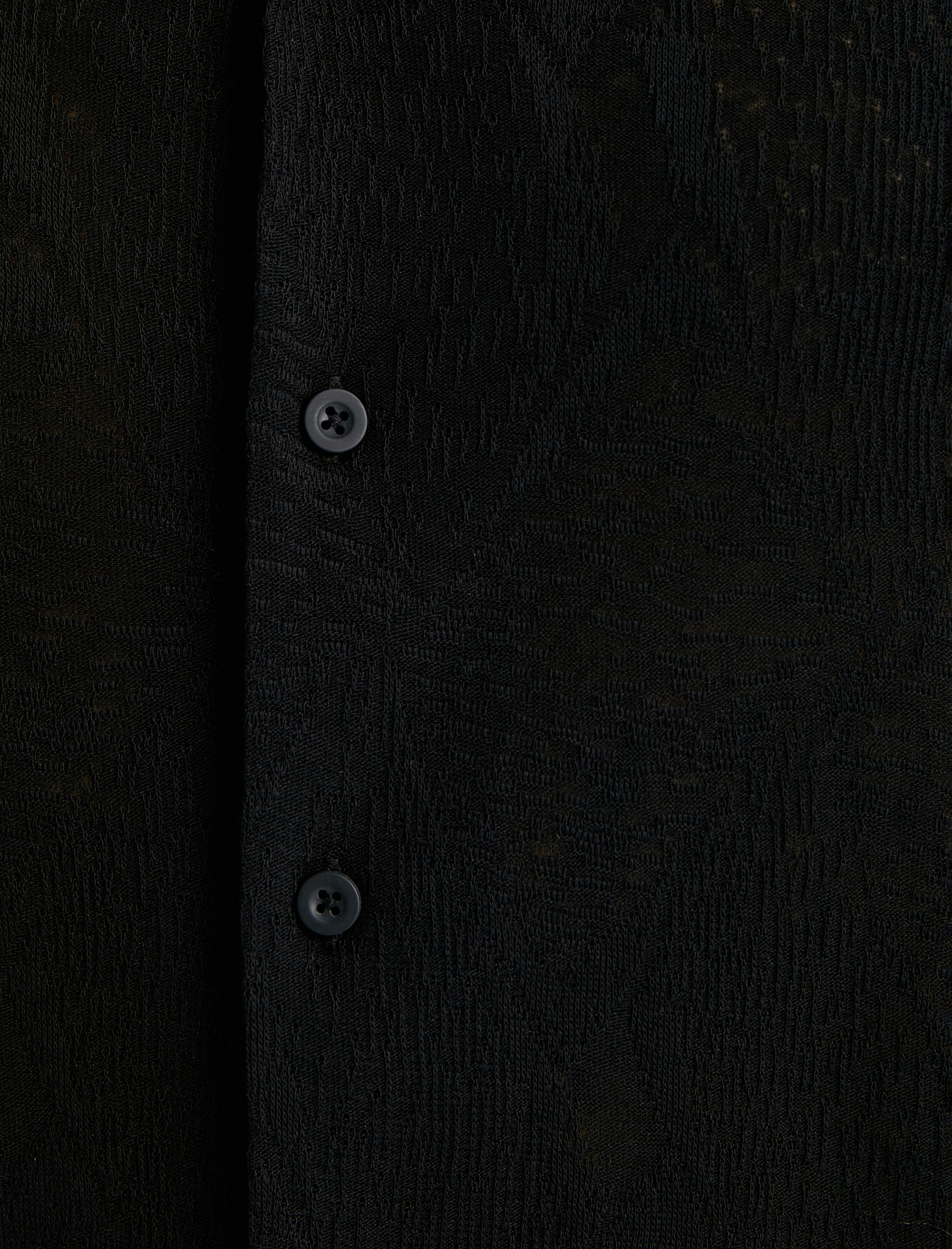   Yazlık Gömlek Devrik Yaka Kısa Kollu Düğmeli Regular Fit