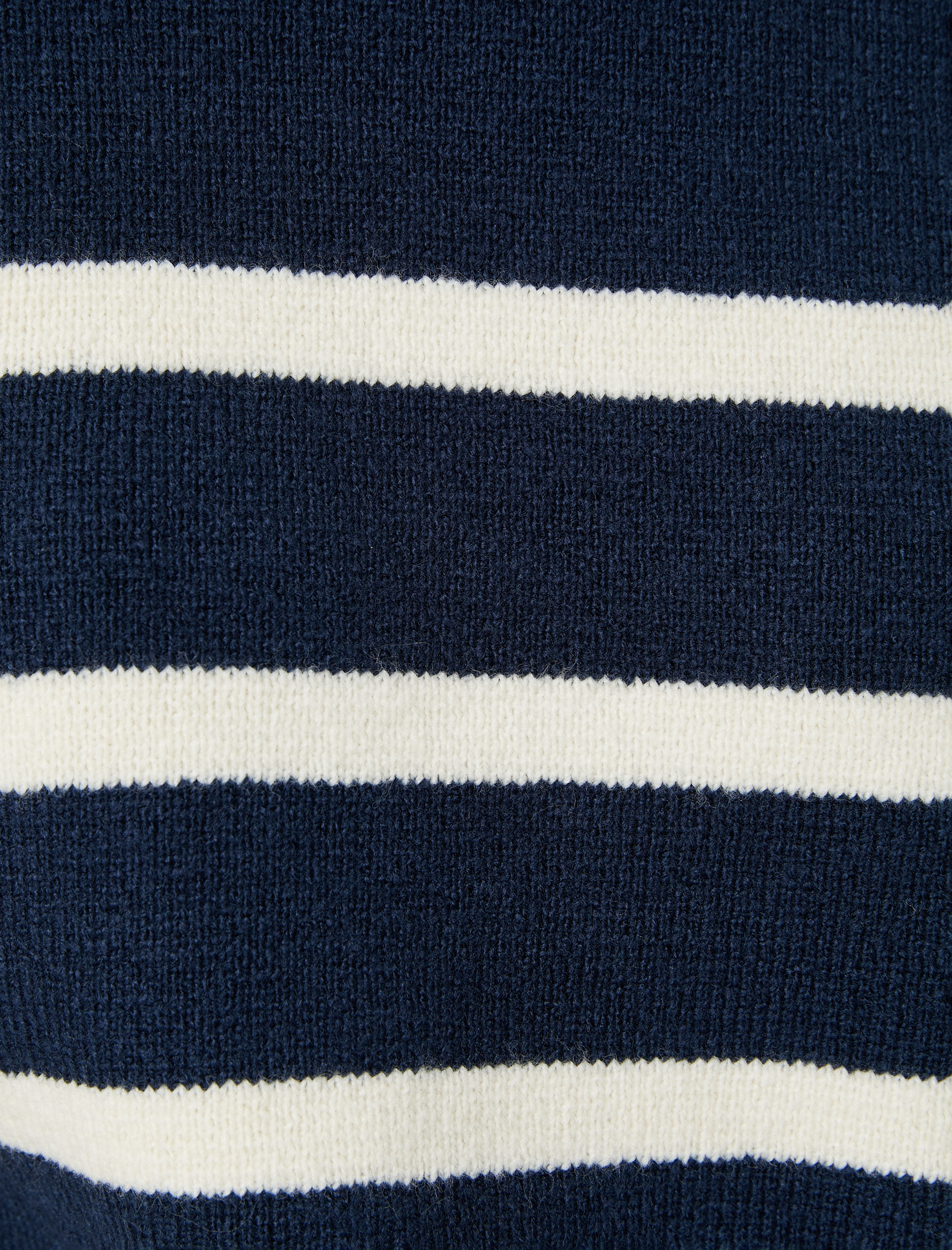   Boğazlı Kazak Uzun Kollu Düğme Detaylı