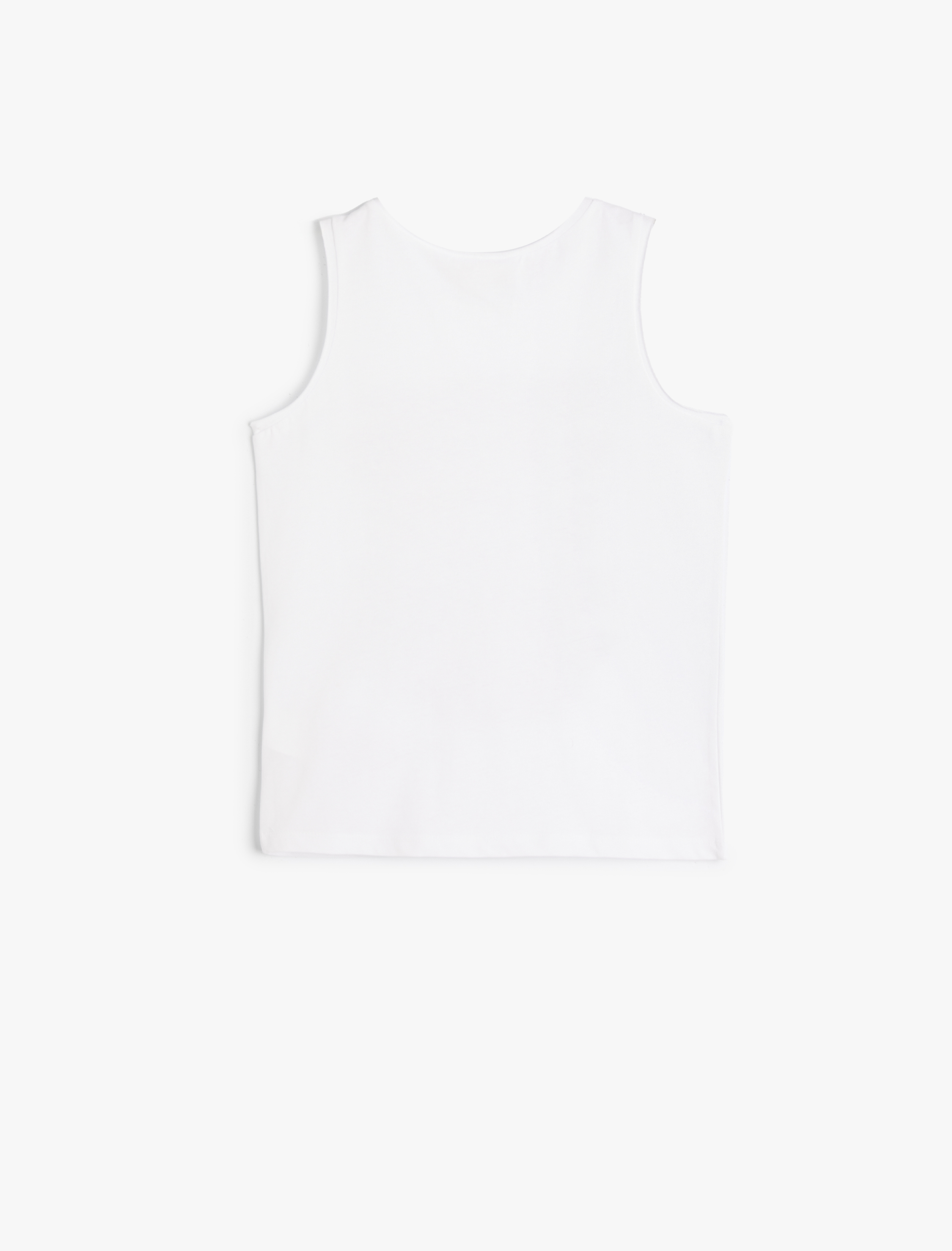  Erkek Çocuk Baskılı Atlet Bisiklet Yaka Pamuklu