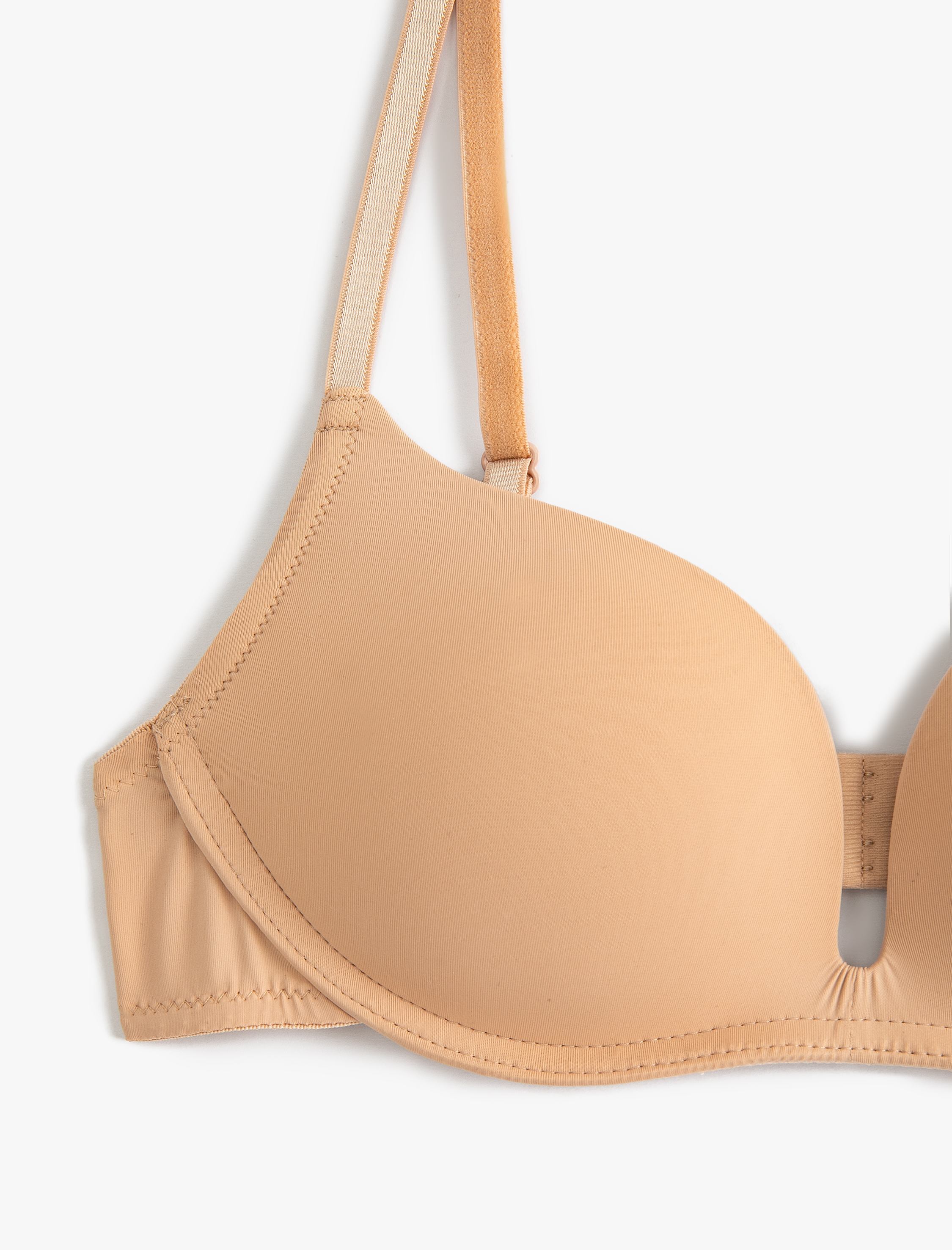   Dolgulu Sütyen Destekli Balenli İnce Askılı