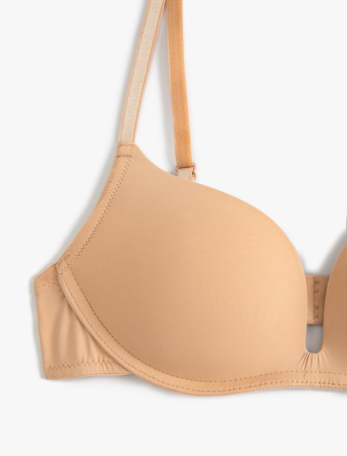  Dolgulu Sütyen Destekli Balenli İnce Askılı