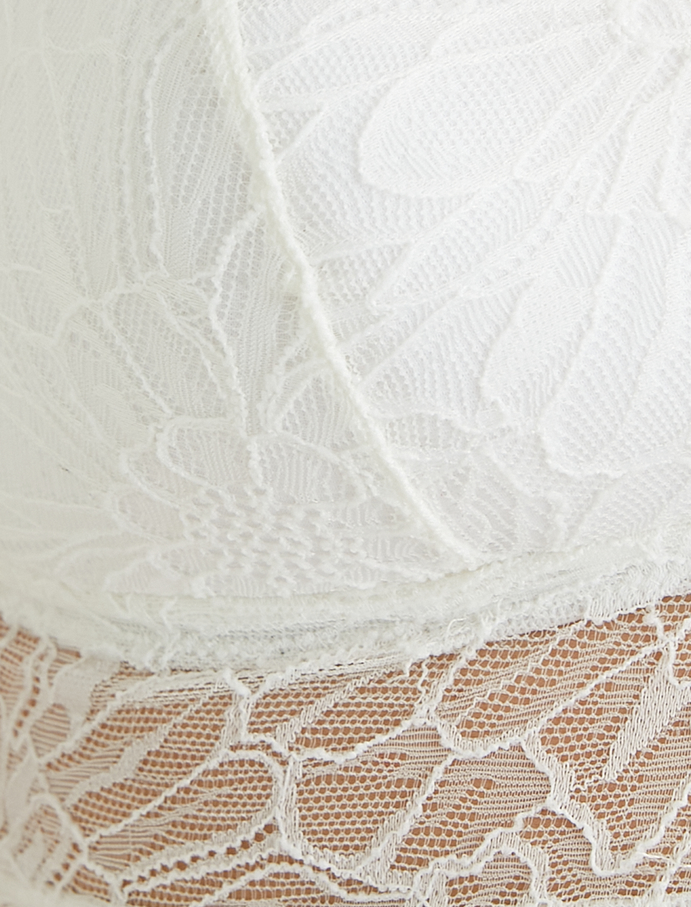   Dantelli Bralet Sütyen Dolgusuz Balensiz