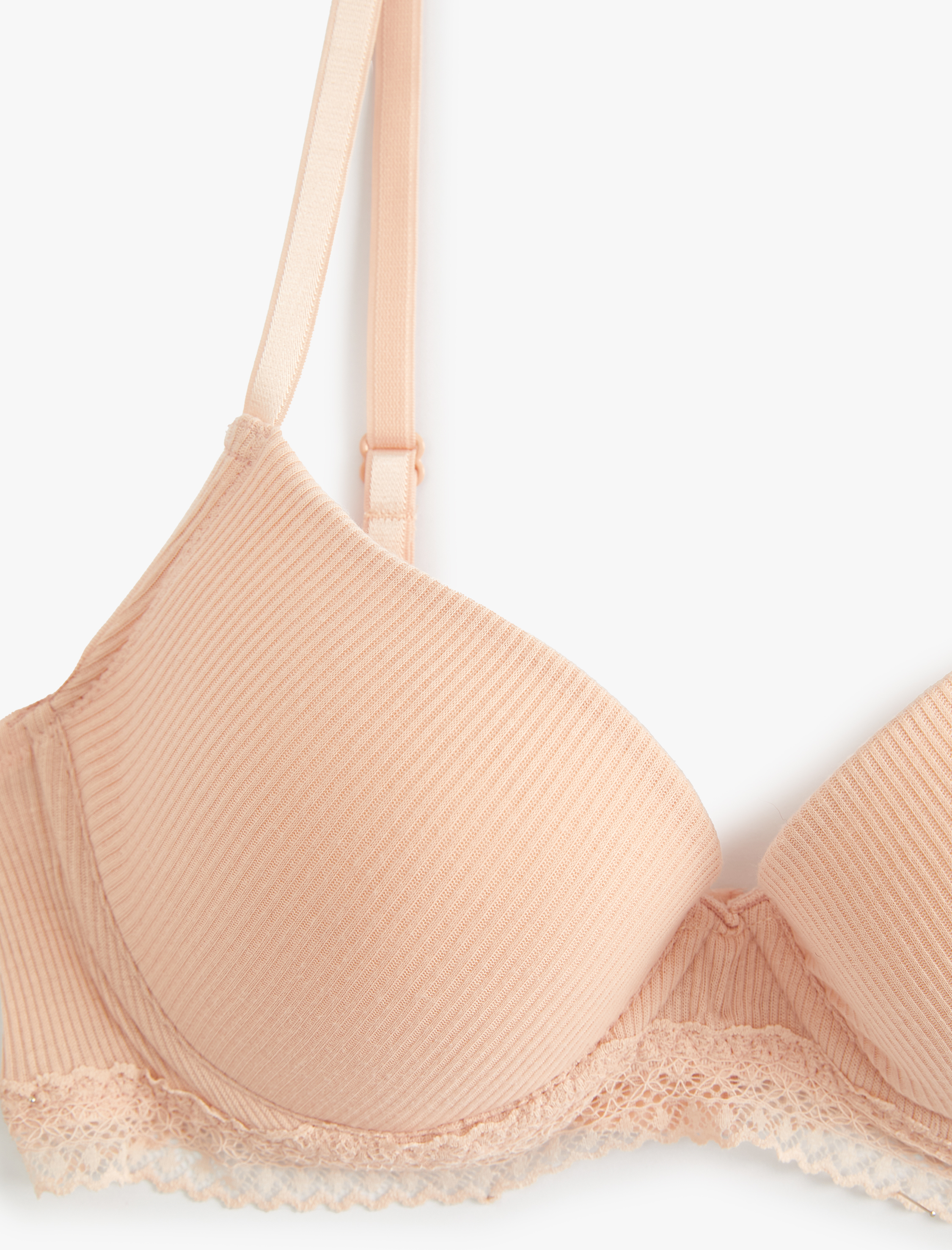   Push Up Sütyen Balenli Destekli Dolgulu Dantelli Fitilli