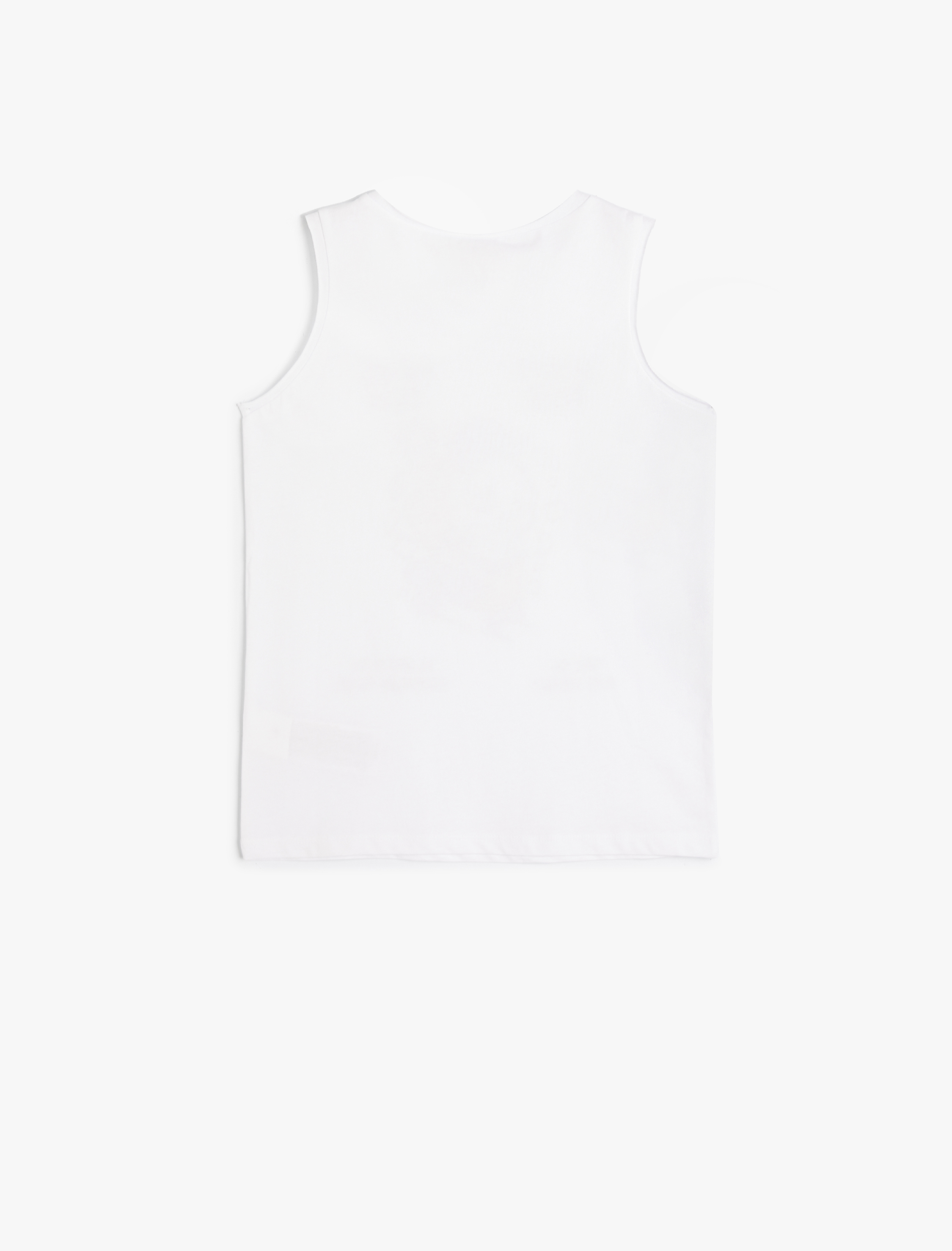  Erkek Çocuk Baskılı Atlet Bisiklet Yaka Kolsuz Pamuklu