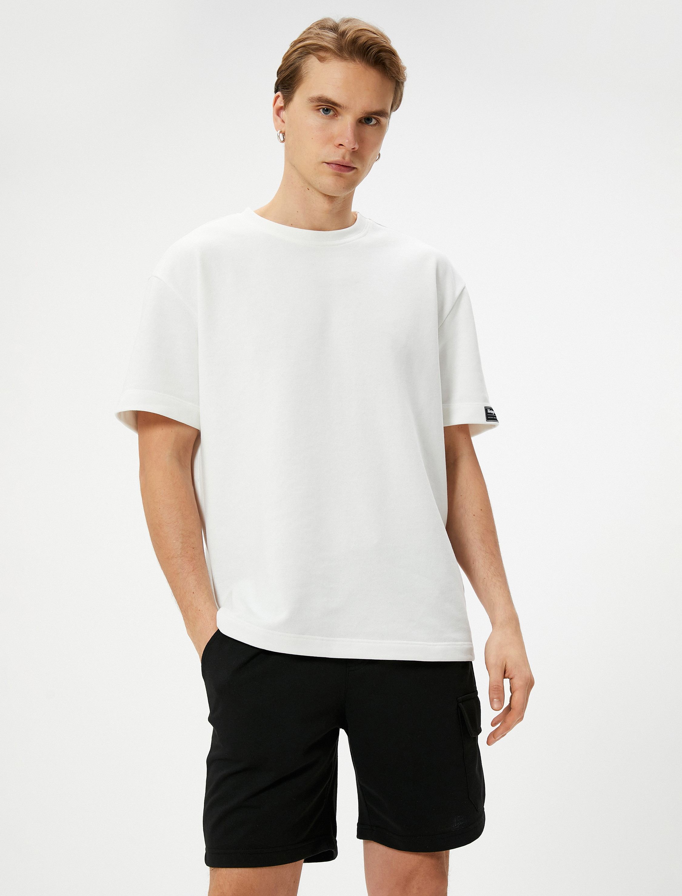   Kargo Cepli Bermuda Şort Beli Bağcıklı