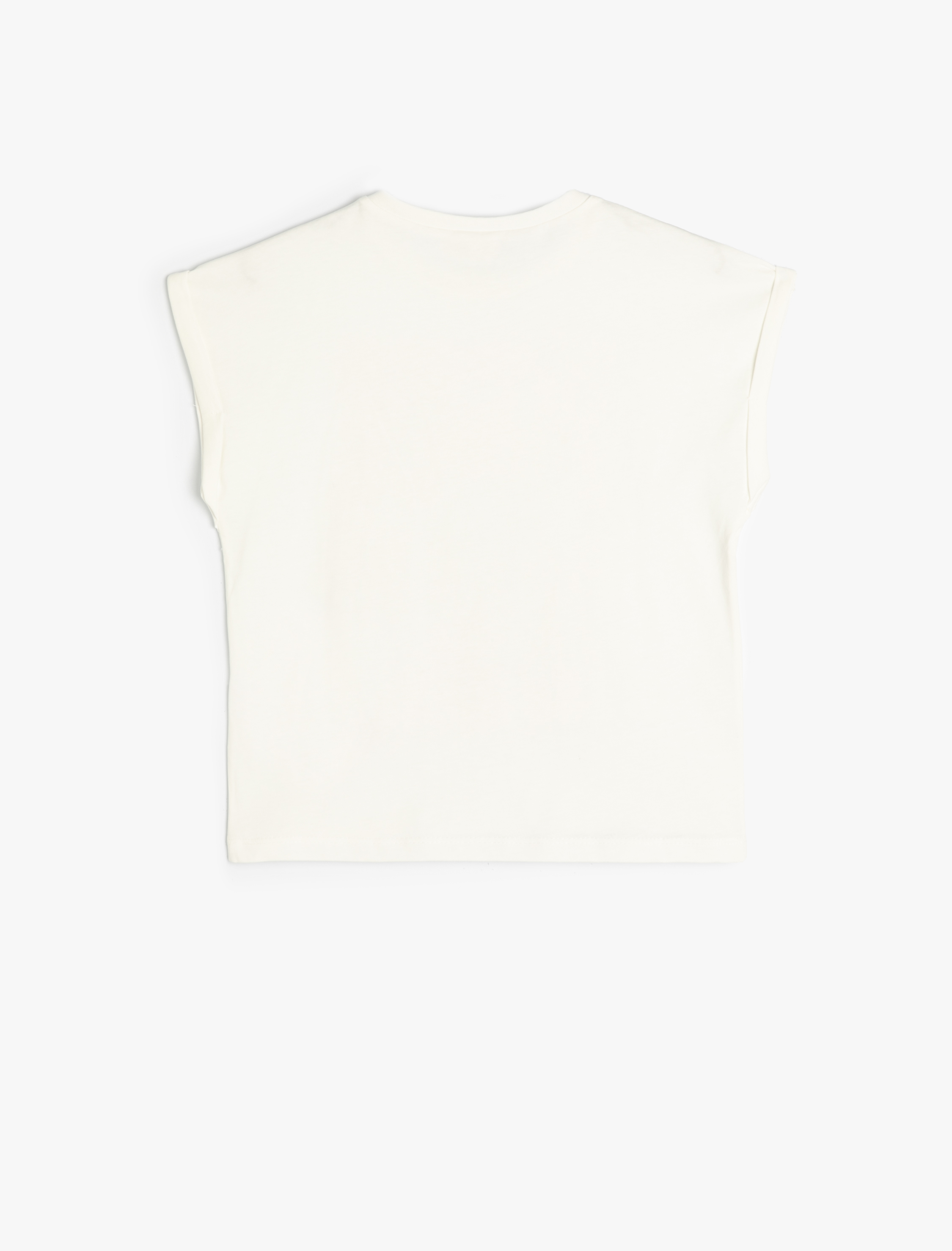  Kız Çocuk Tişört Kısa Kollu Bisiklet Yaka Ayıcık Baskılı Pamuklu