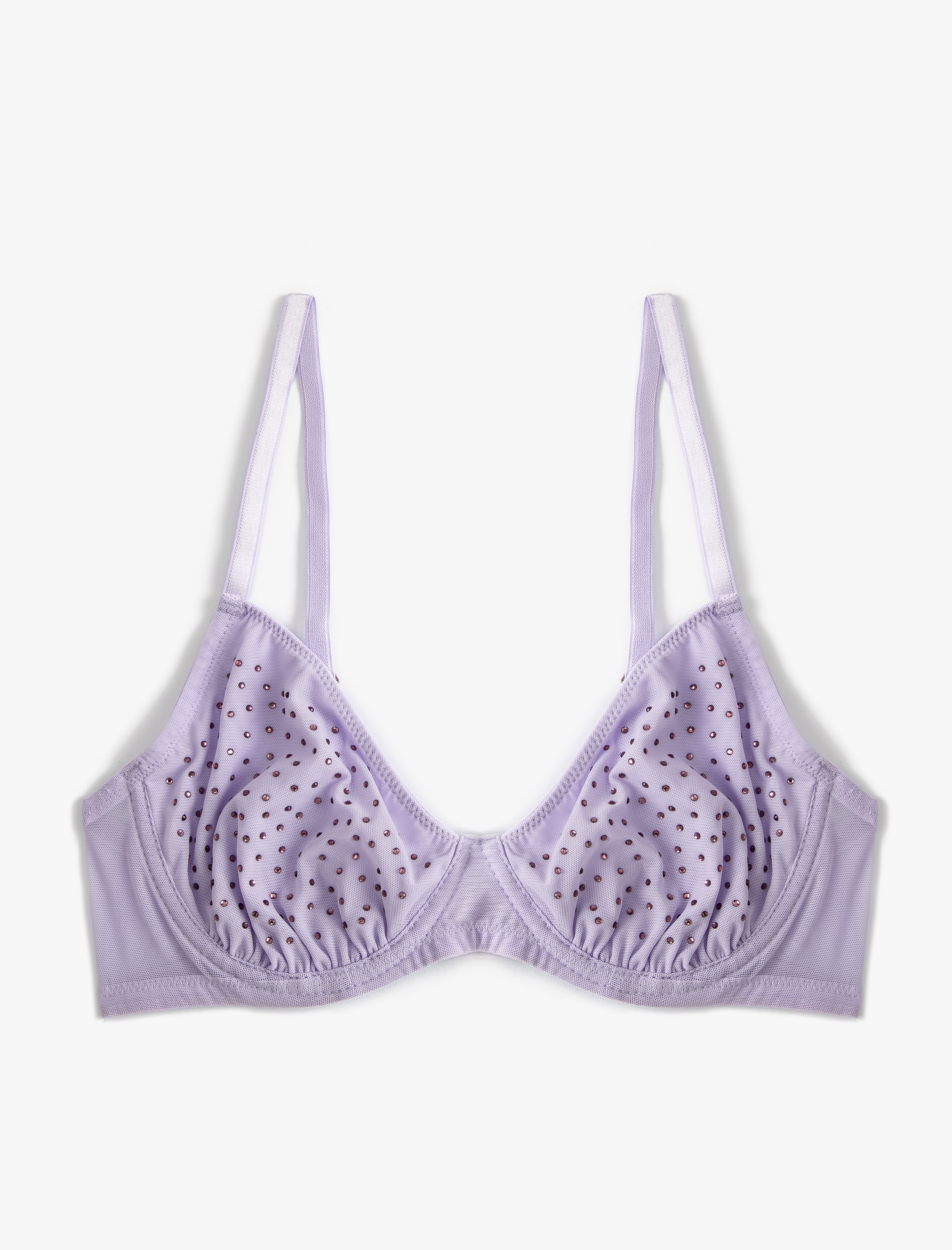 Balenli Dolgusuz Sütyen Parlak Taşlı