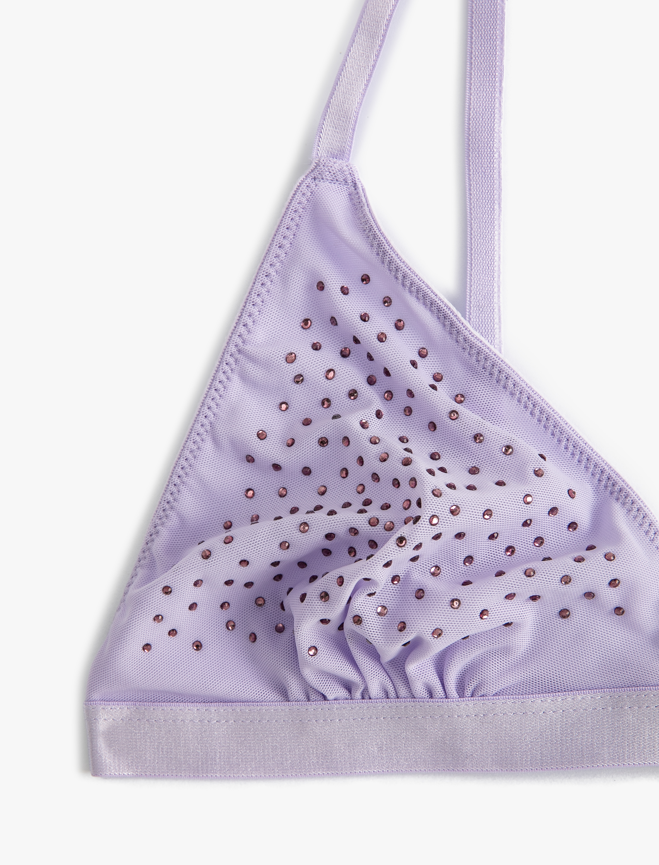 Balensiz Dolgusuz Sütyen Parlak Taşlı