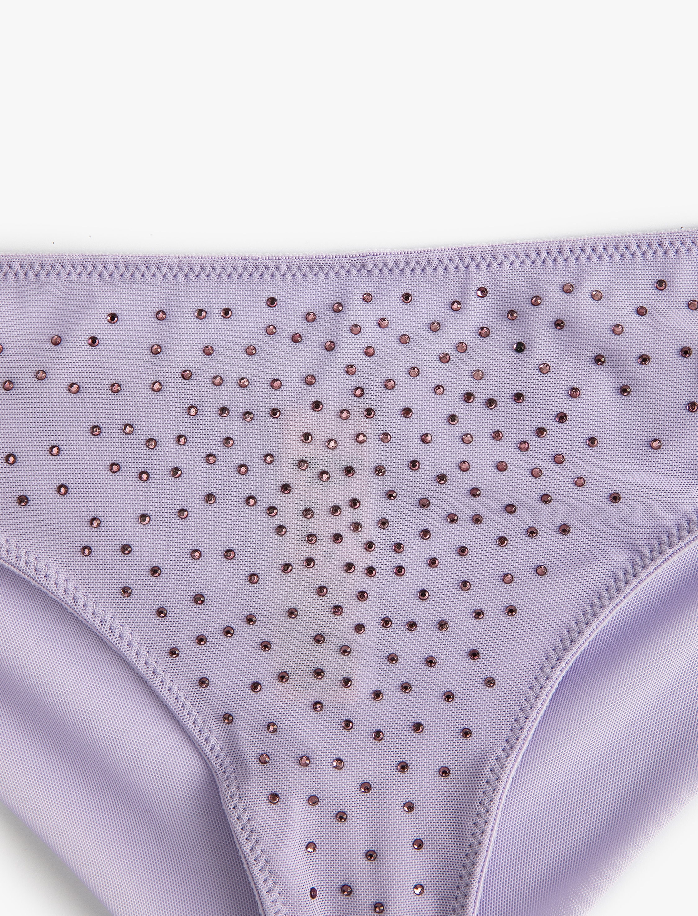 Brazilian Külot Parlak Taşlı Normal Bel