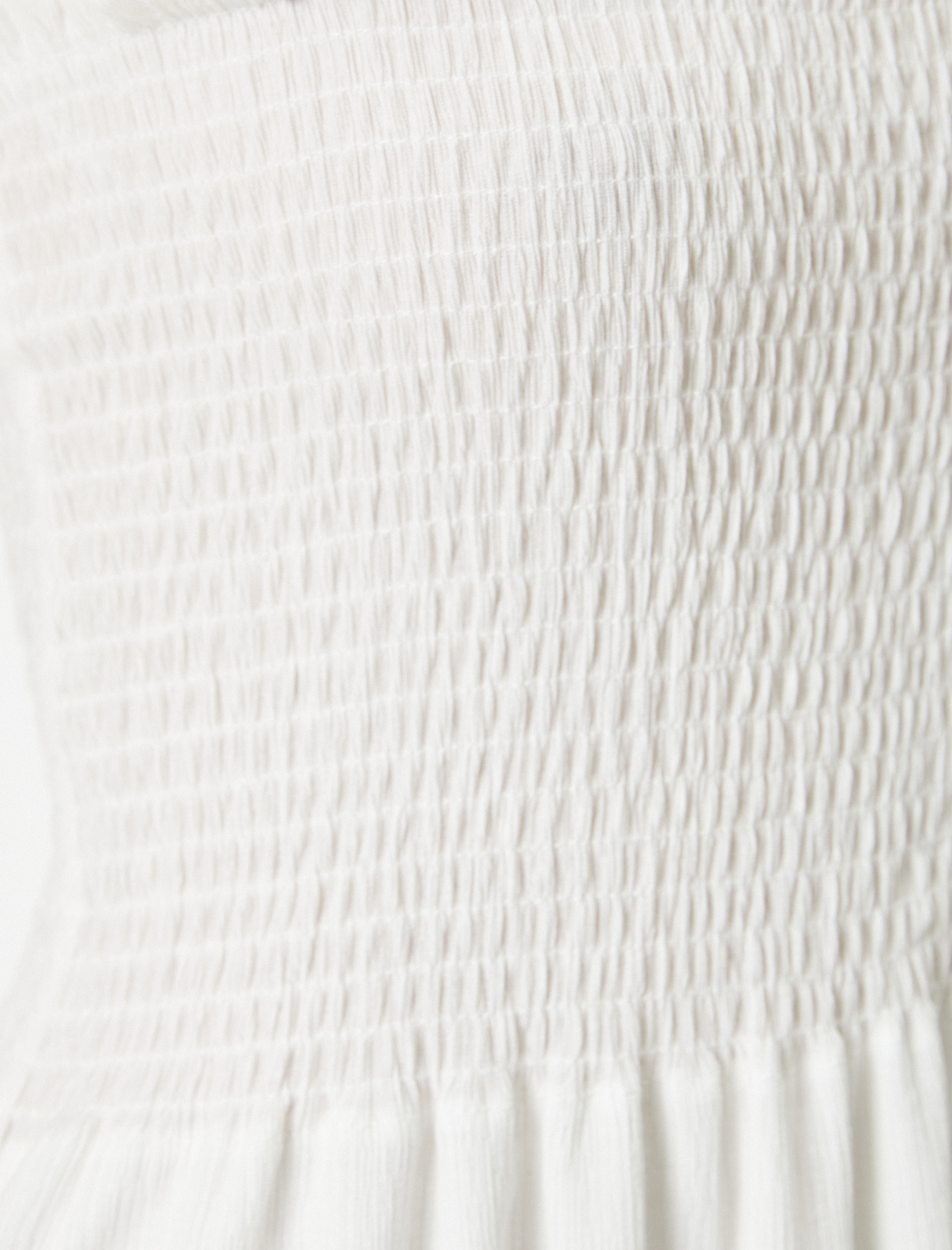 Askılı Midi Elbise Astarlı Gipe Detaylı Rahat Kalıp