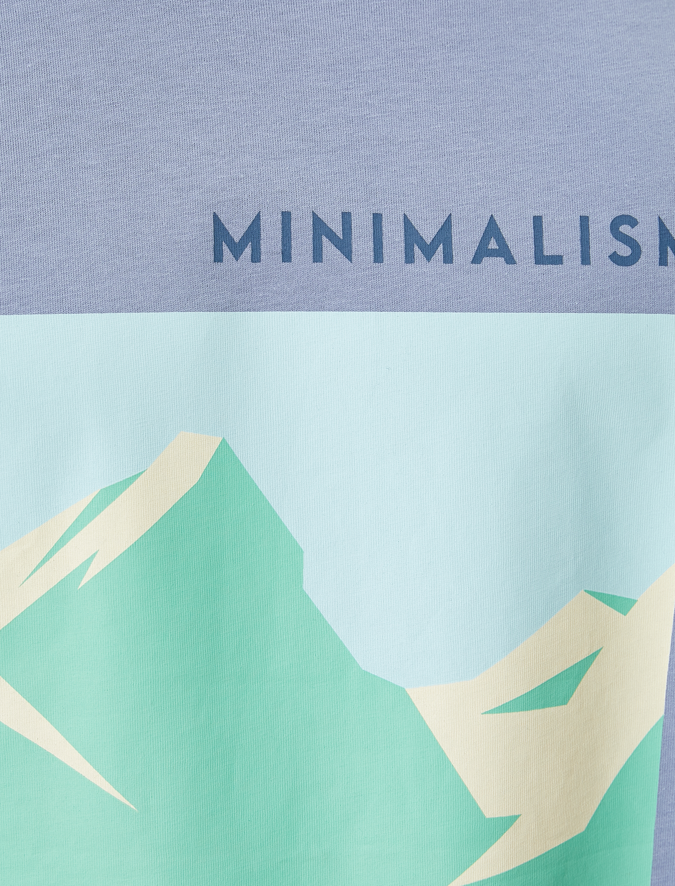   Slogan Baskılı Tişört Bisiklet Yaka Kısa Kollu Pamuklu