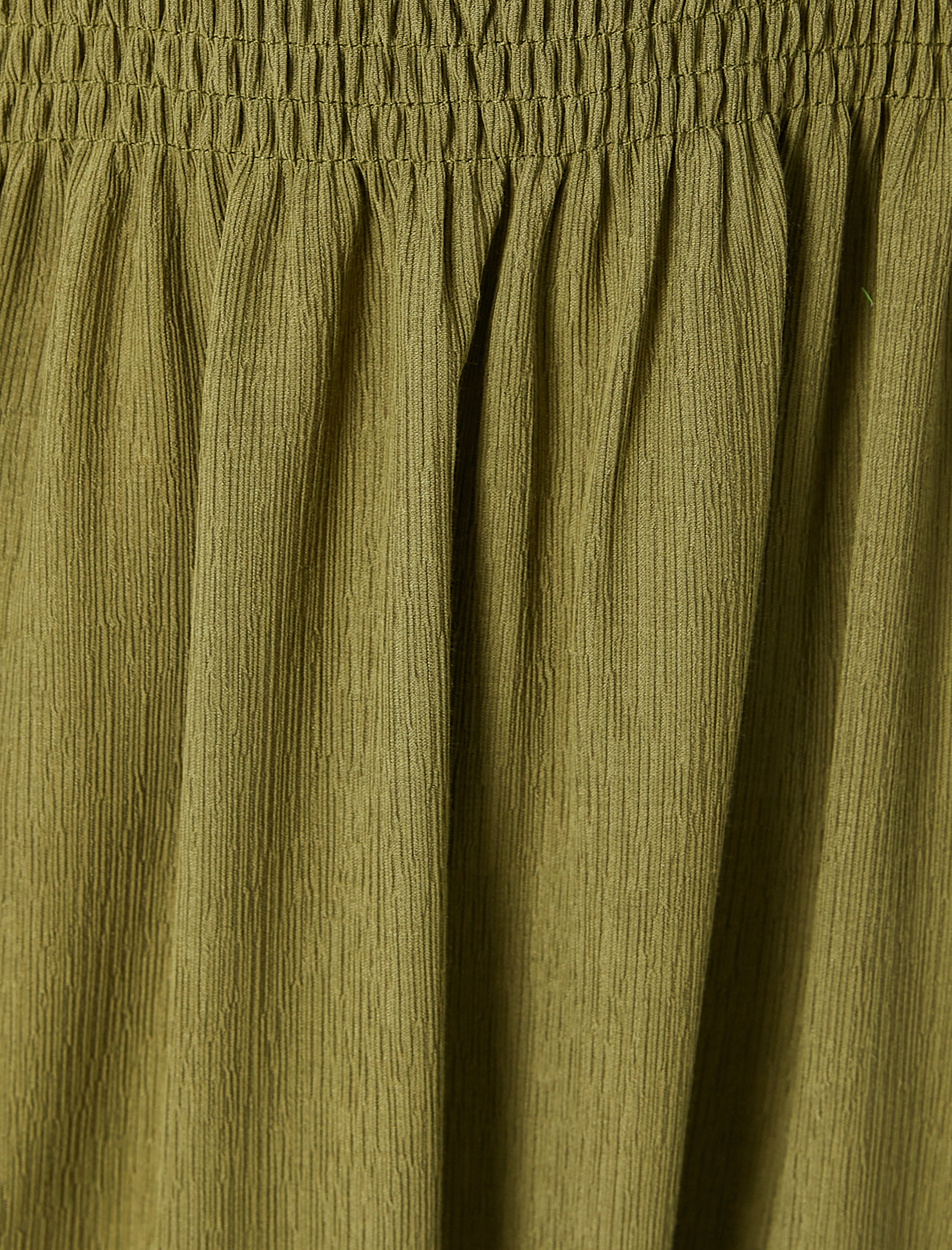   Askılı Midi Elbise Gipe Detaylı Rahat Kalıp