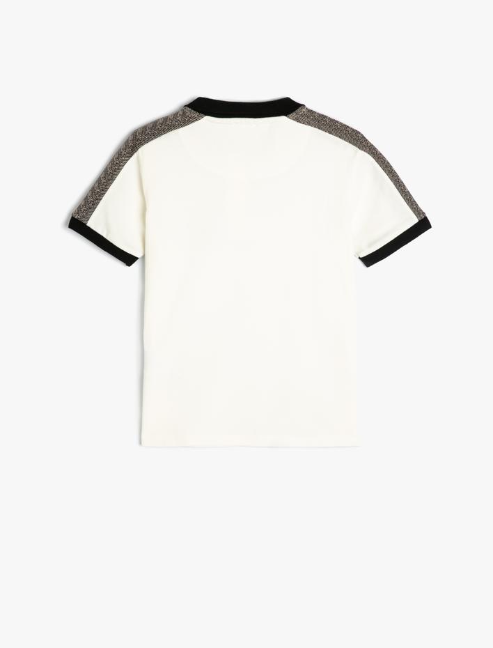 Erkek Çocuk Polo Tişört Kısa Kollu Düğme Detaylı Pamuklu