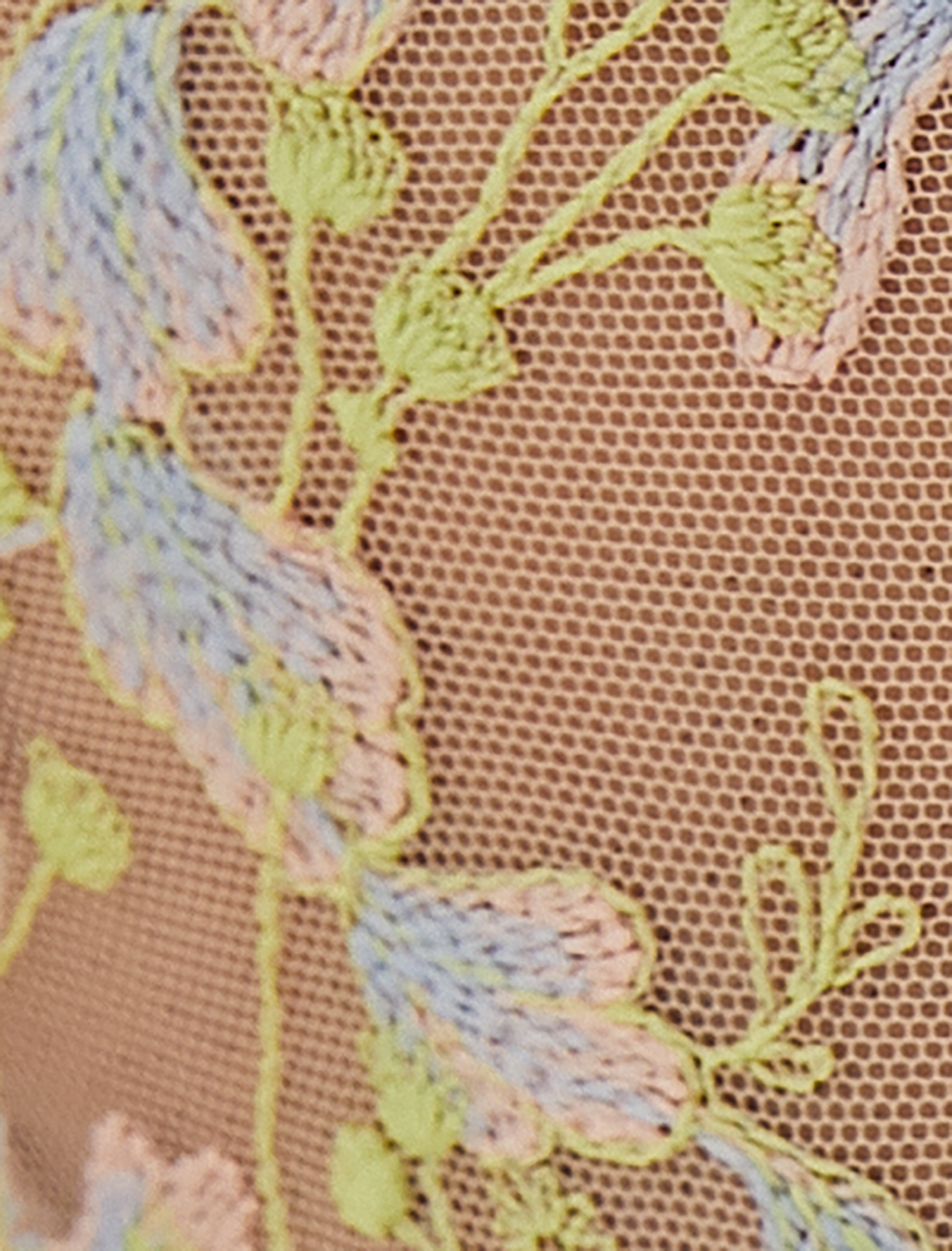   String Külot Çiçekli Dantelli Normal Bel