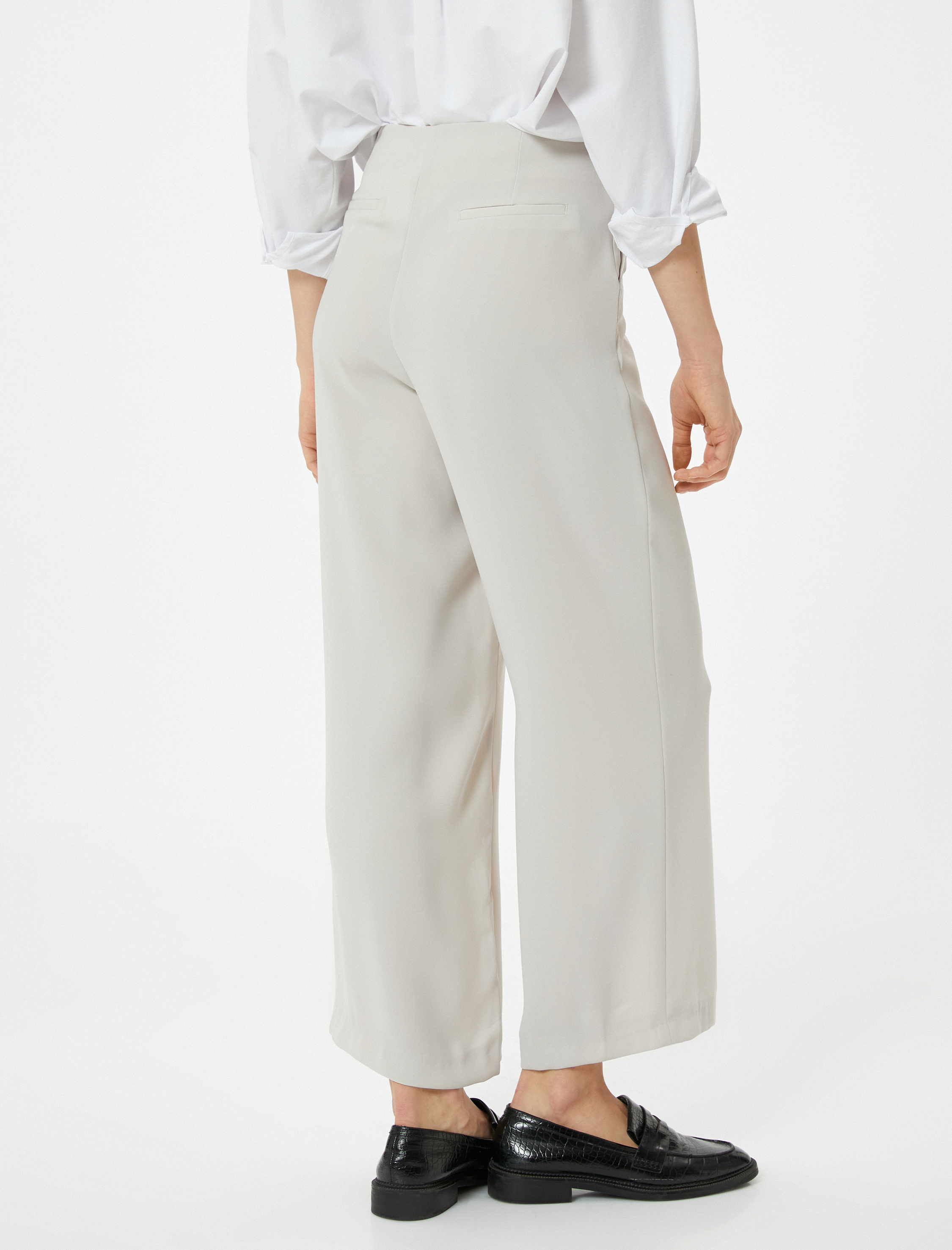   Bol Paça Pantolon Normal Bel Kemerli Cepli