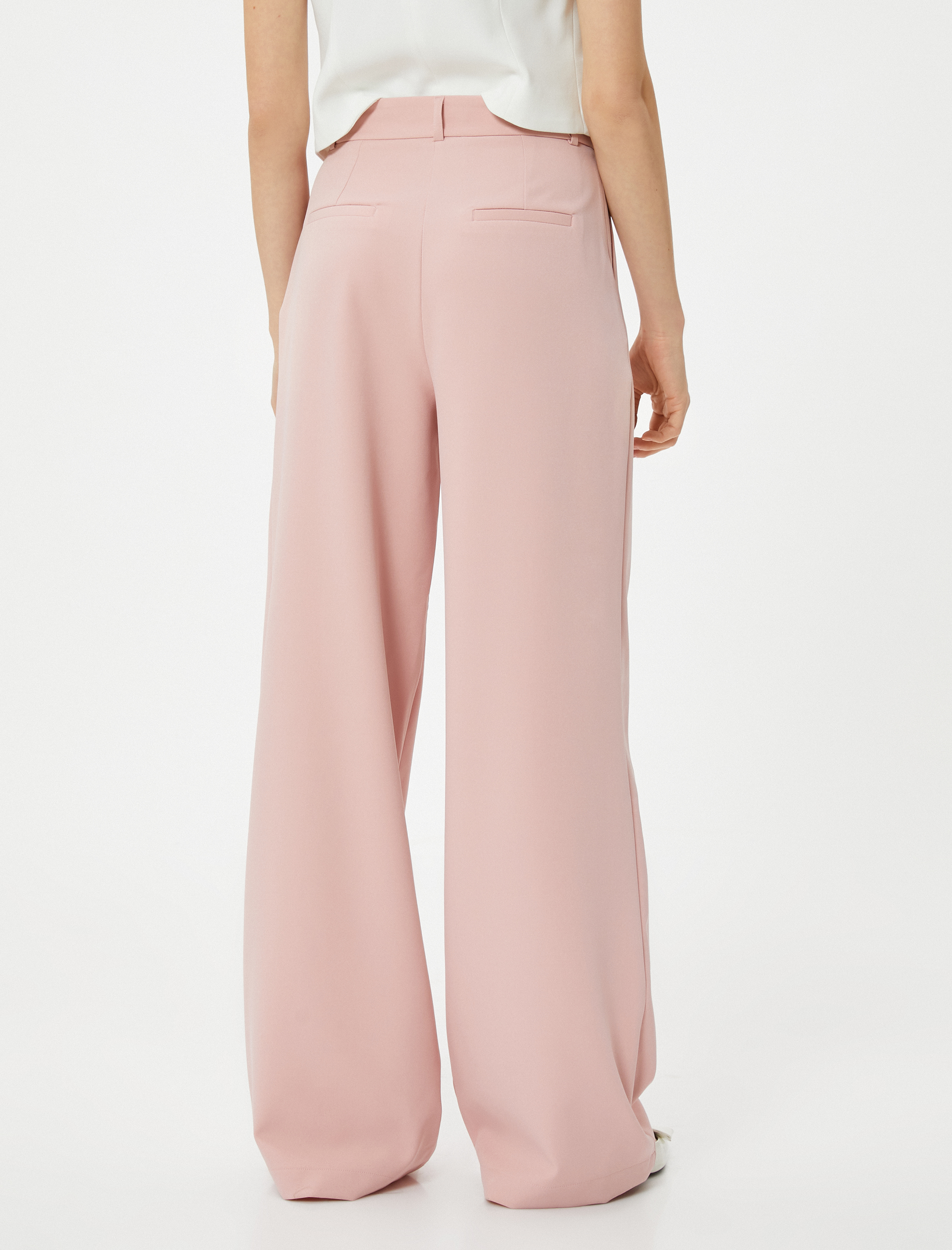   Palazzo Pantolon Yüksek Bel Pileli