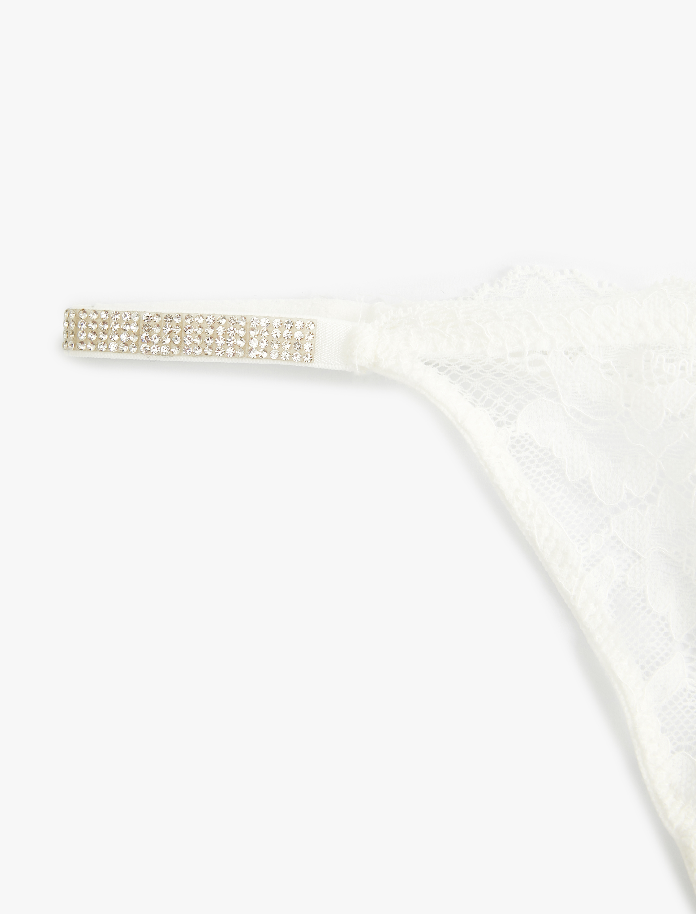   Dantelli String Külot Taşlı Bridal