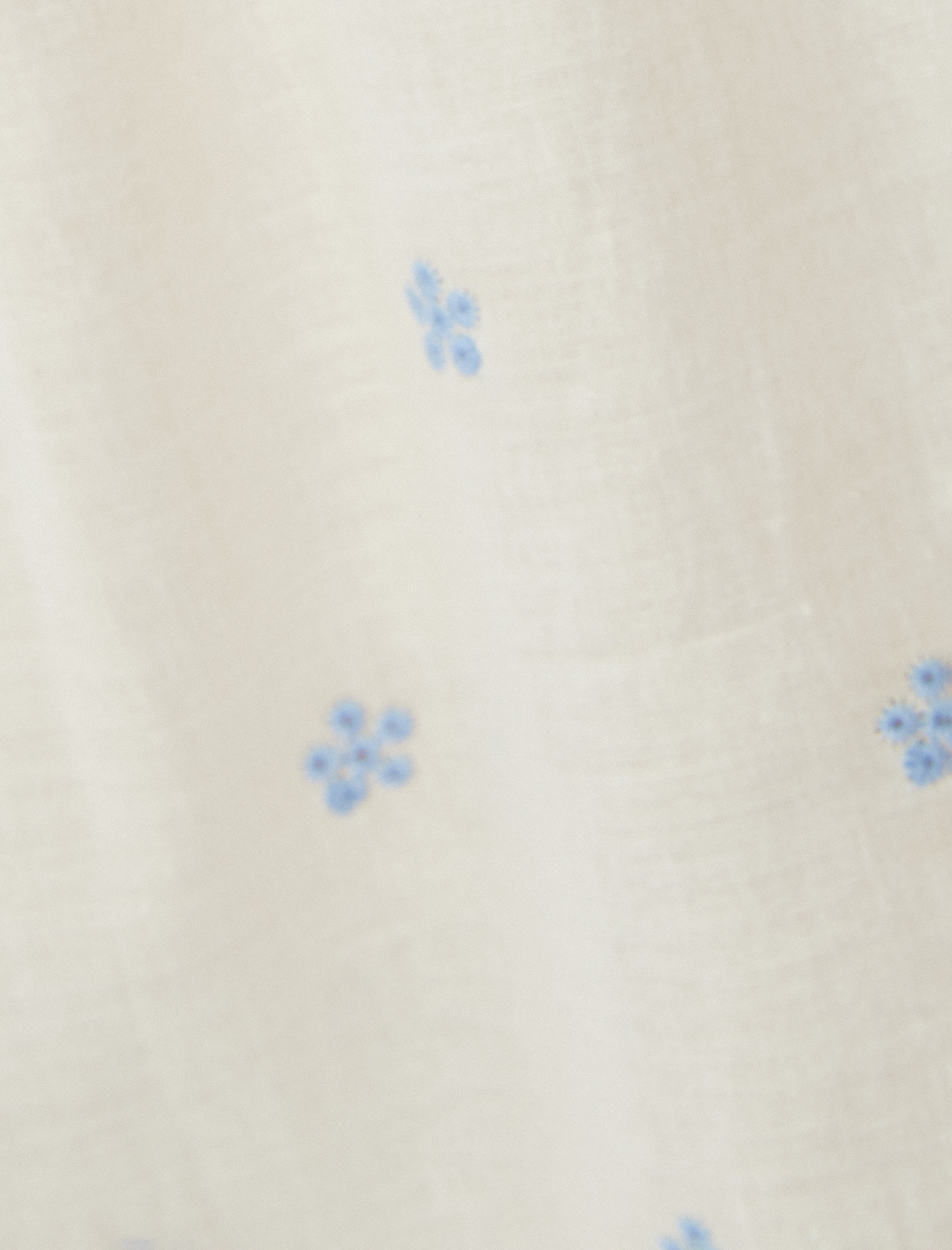   Mini Gecelik Askılı Nakışlı U Yaka Beli Büzgülü Pamuklu