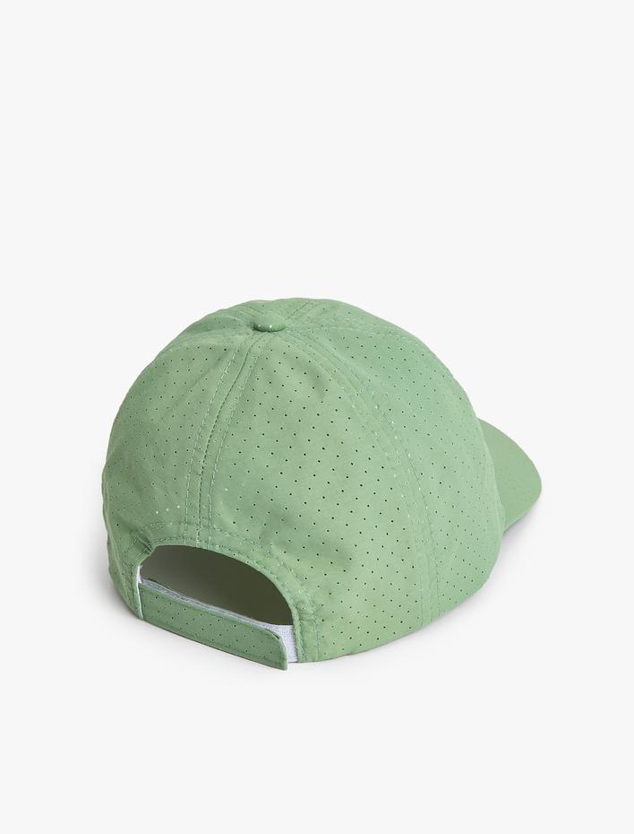 Erkek Çocuk Kep Şapka Slogan Detaylı Etiket Baskılı