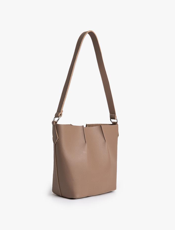 Kadın Hobo Çanta Suni Deri Büyük Boy