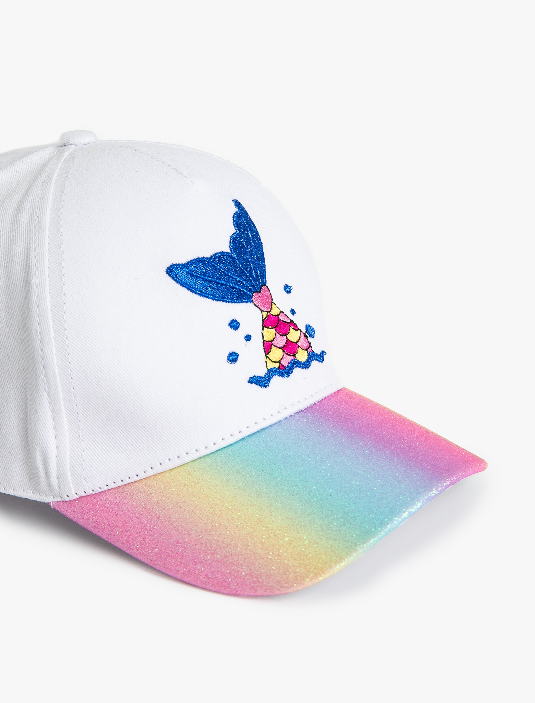  Kız Çocuk Pamuklu İşlemeli Kep Şapka