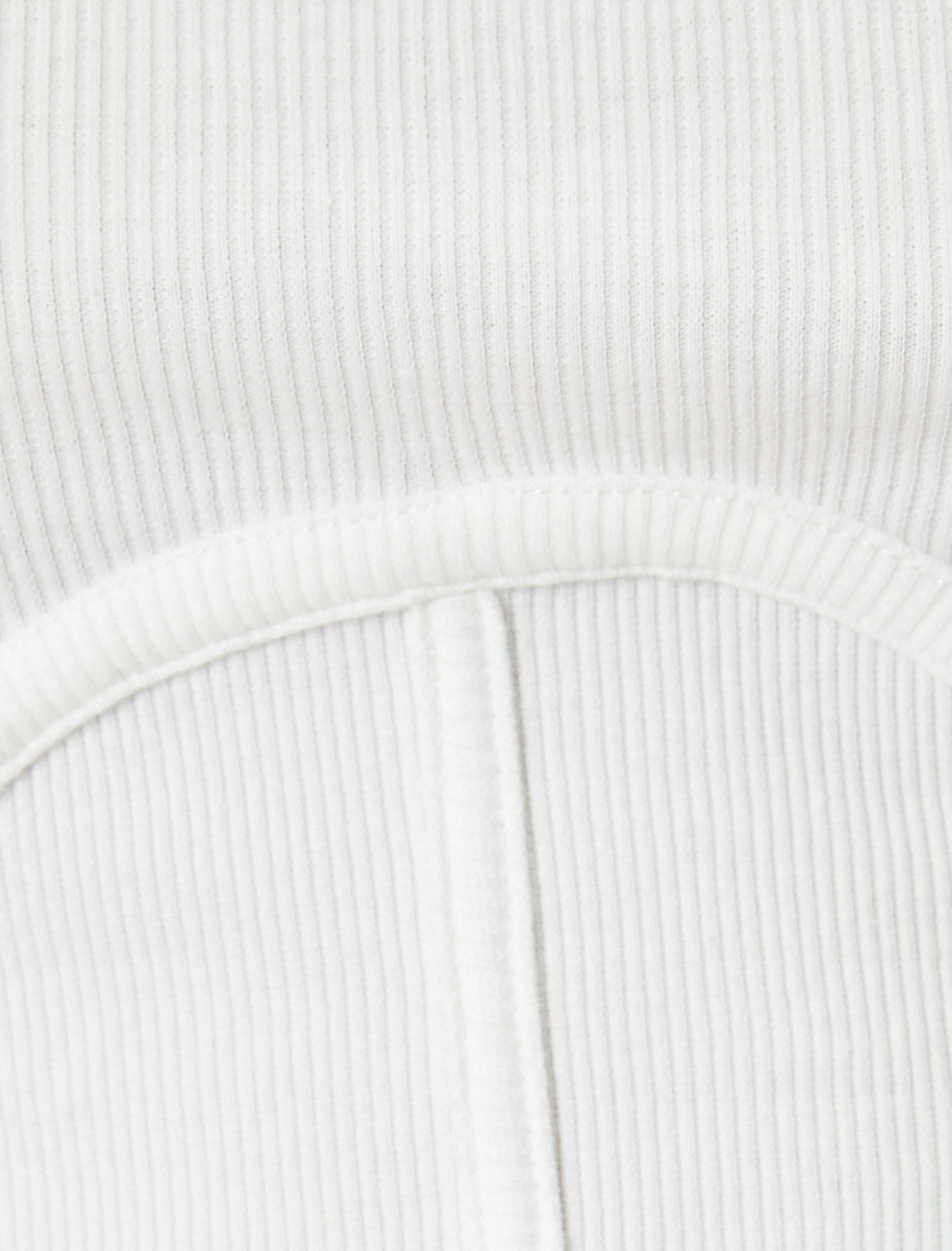   Crop Tişört Pamuklu Korse Detaylı Bisiklet Yaka Kısa Kollu