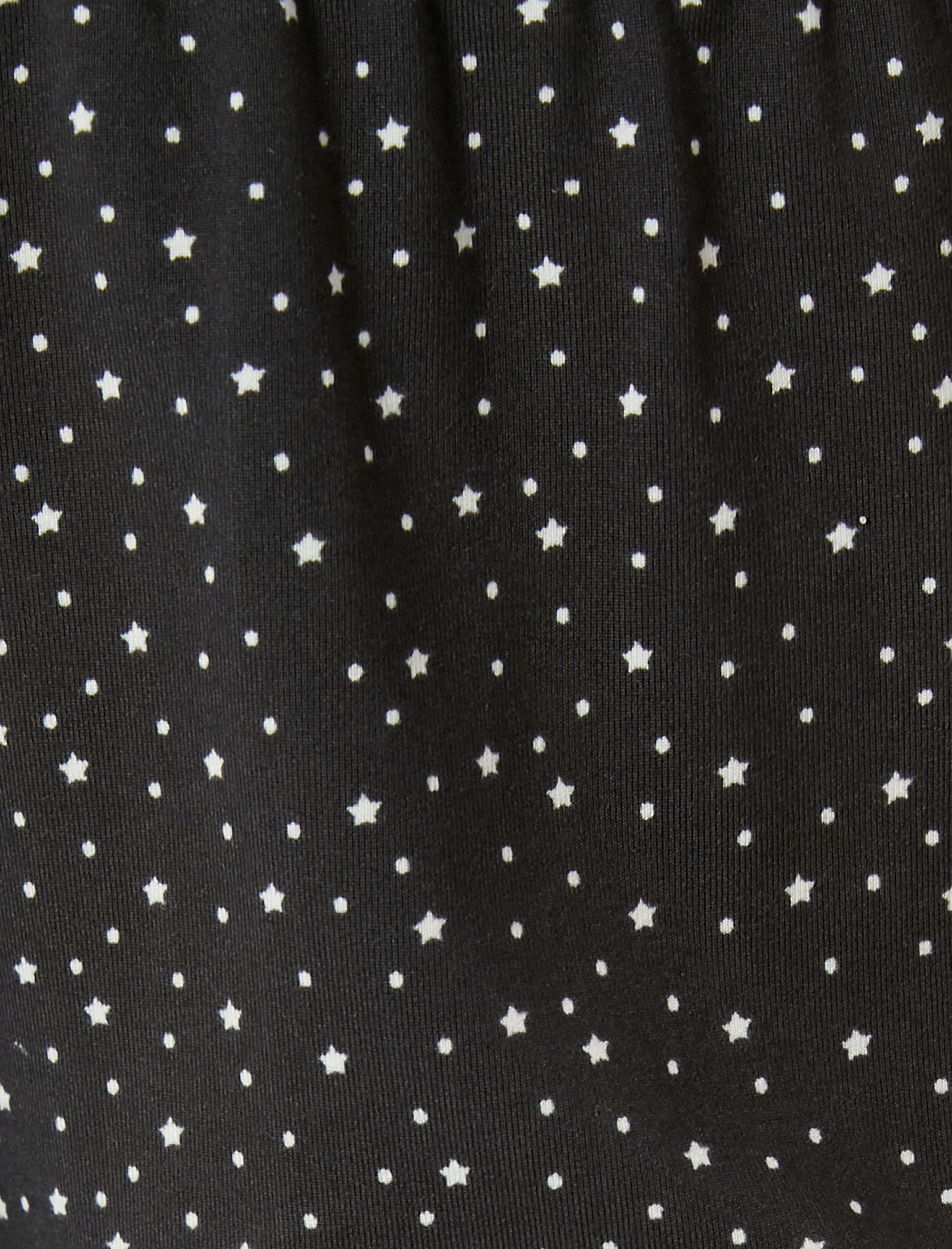   Pijama Altı Şort Dantel Detaylı Puantiyeli Beli Lastikli