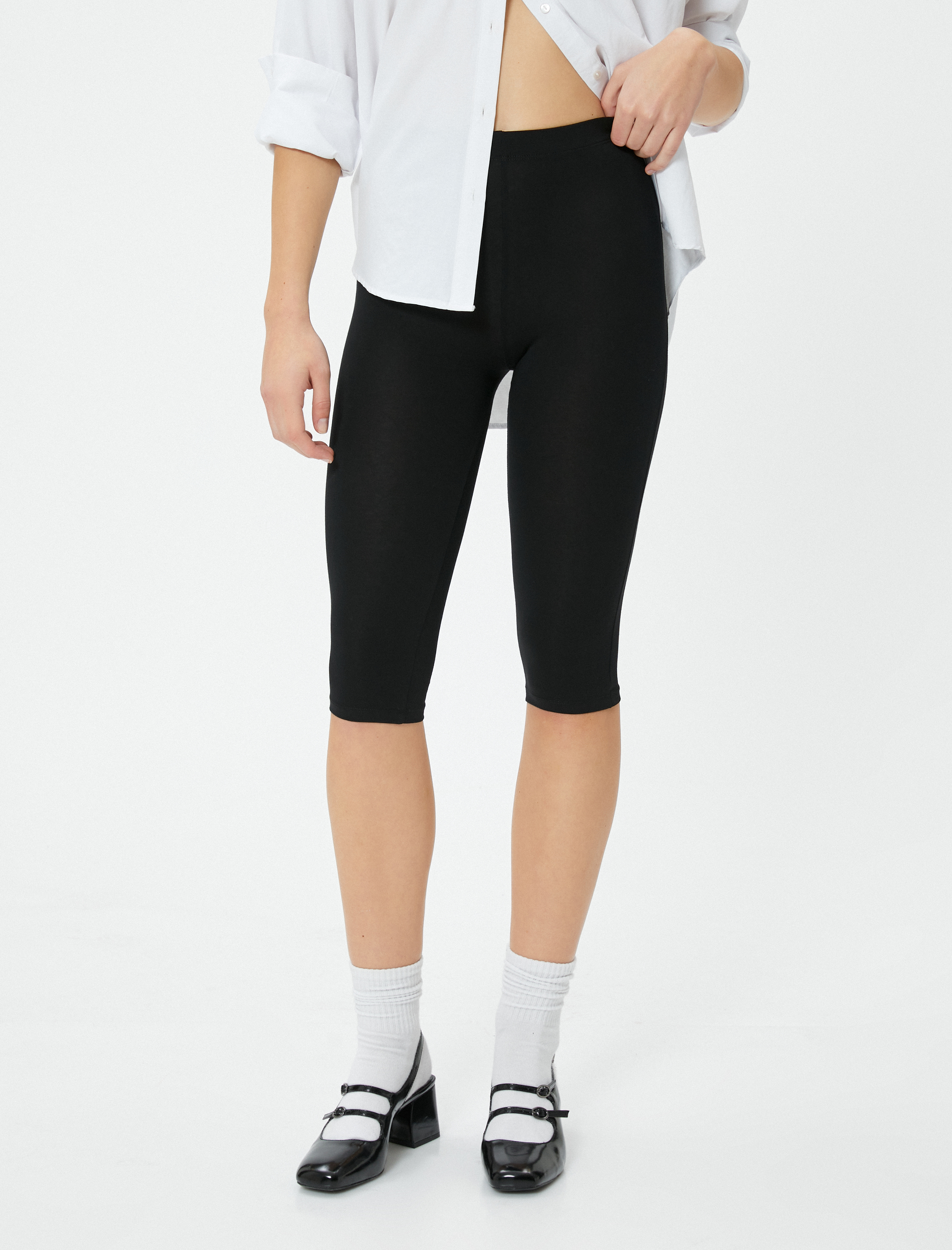   Kapri Tayt Standart Bel Dar Kalıp