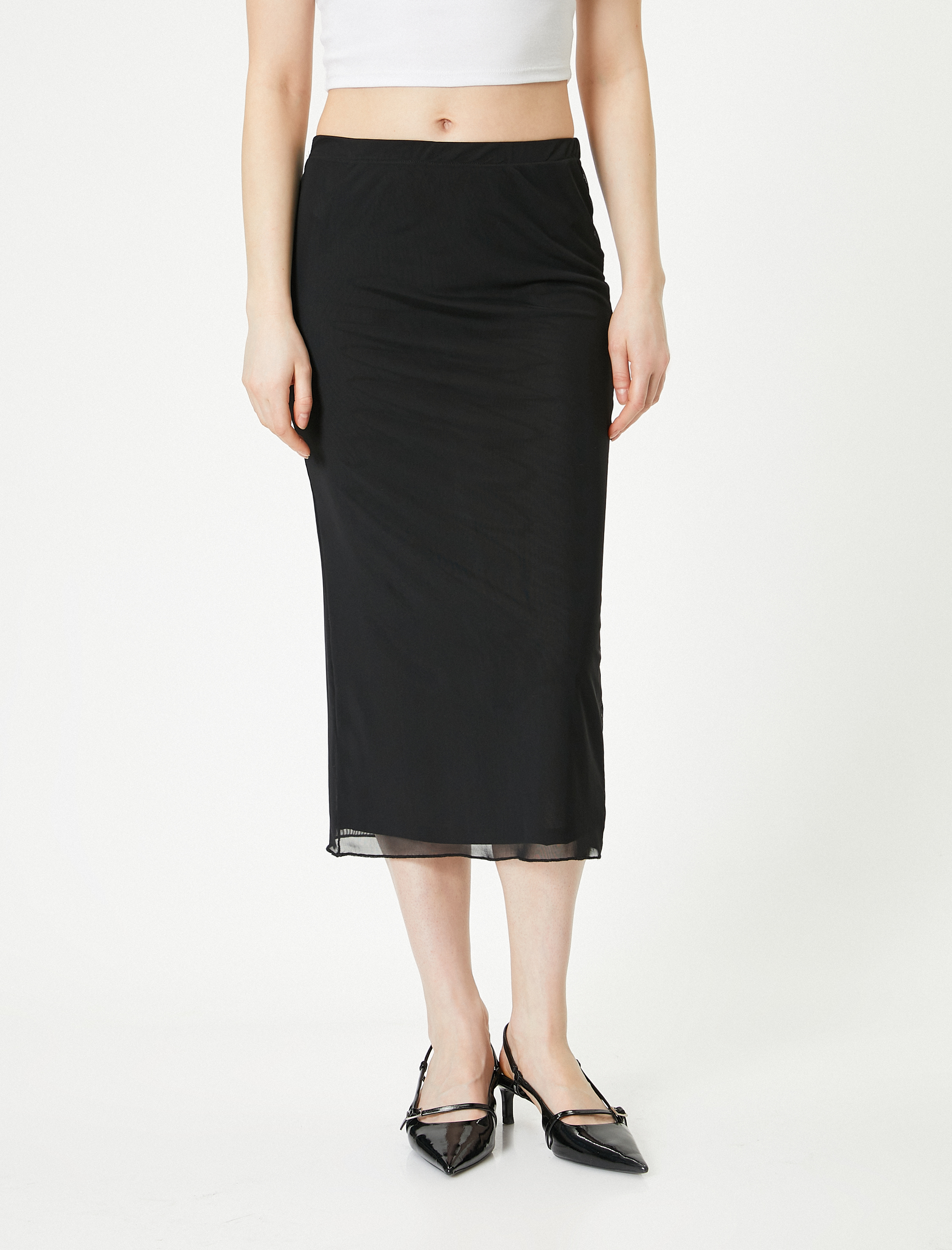   Midi Etek Normal Bel Lastikli